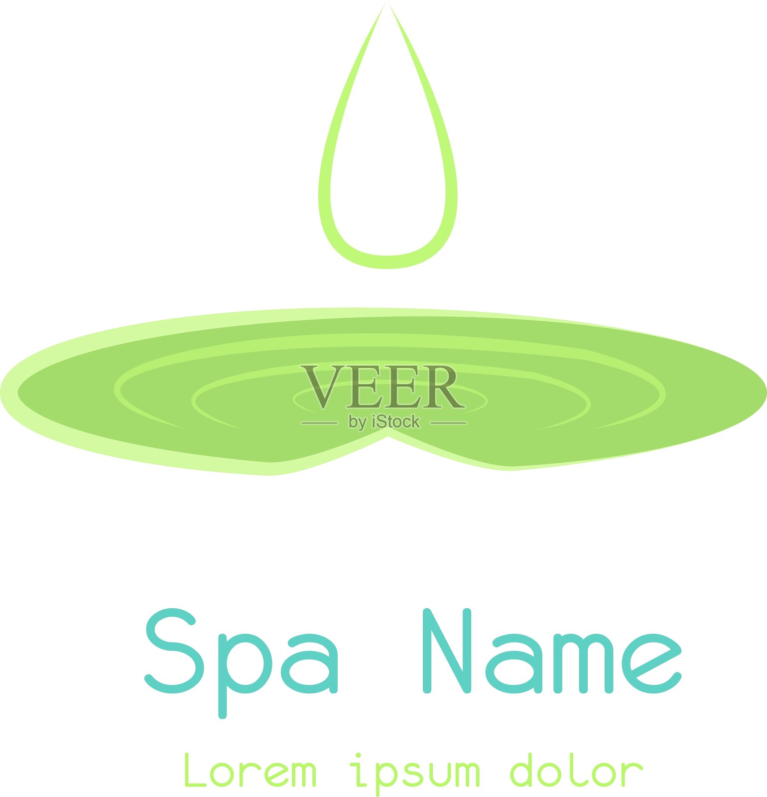 白色背景下的文字特写镜头插画图片素材