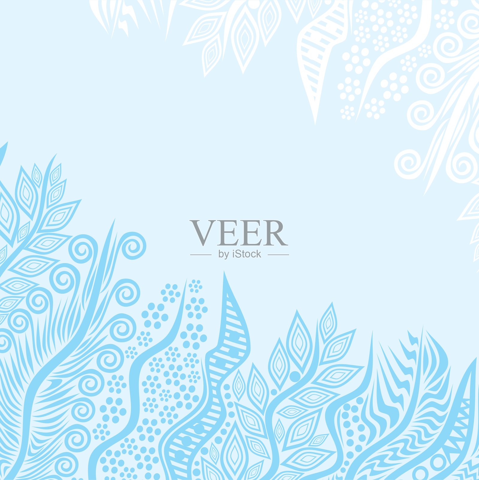 自然模式的背景插画图片素材