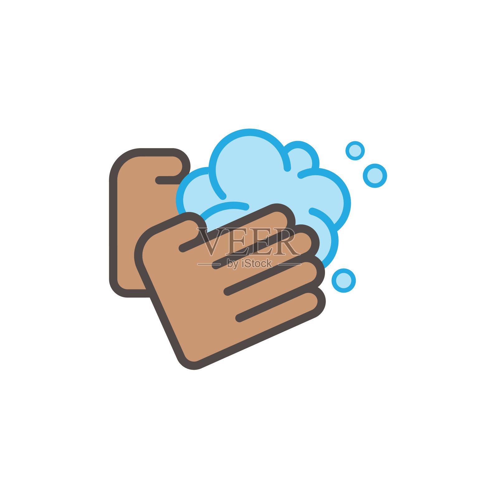 洗手矢量图标插画图片素材