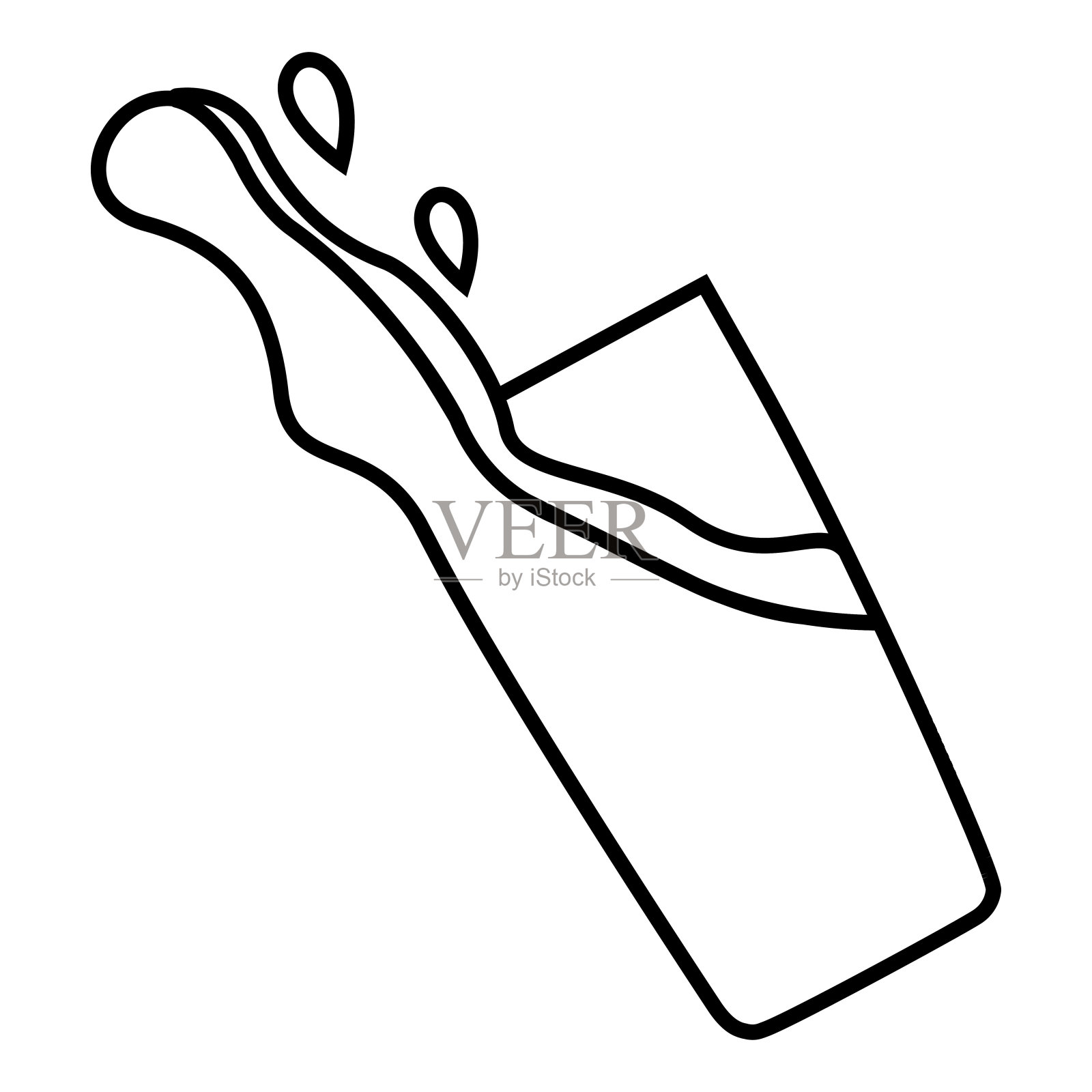 孤立的啤酒杯图标插画图片素材