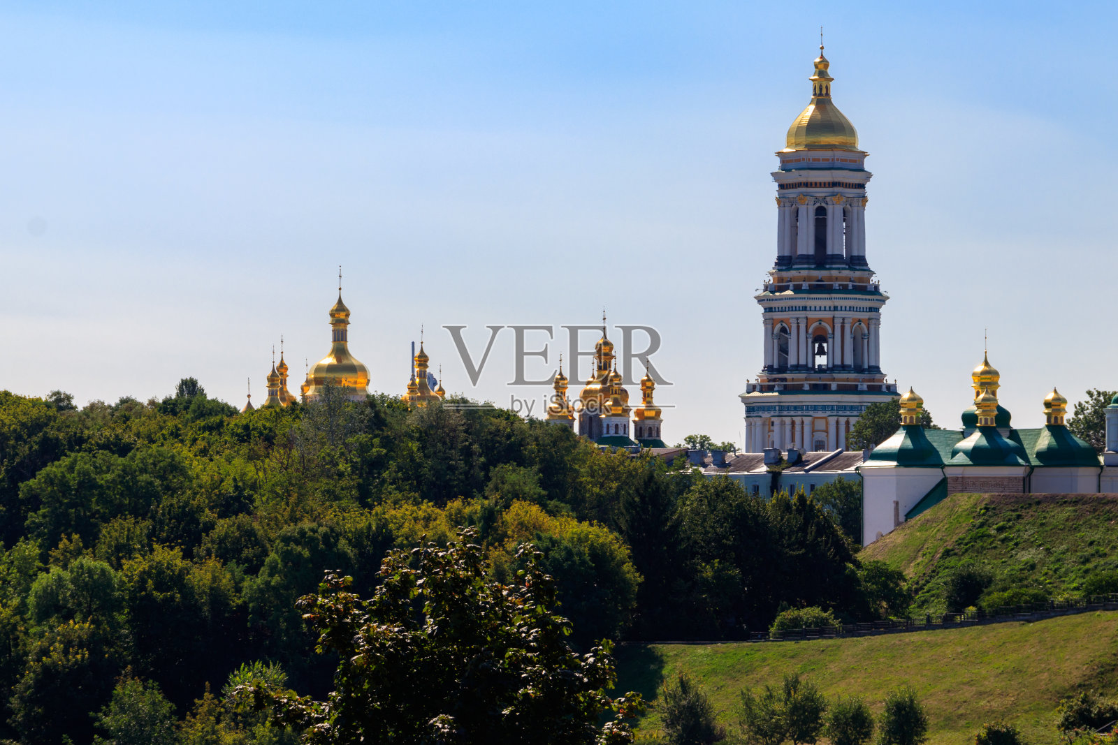 观景基辅佩切尔斯克拉夫拉,也被称为基辅修道院的洞穴在乌克兰照片摄影图片