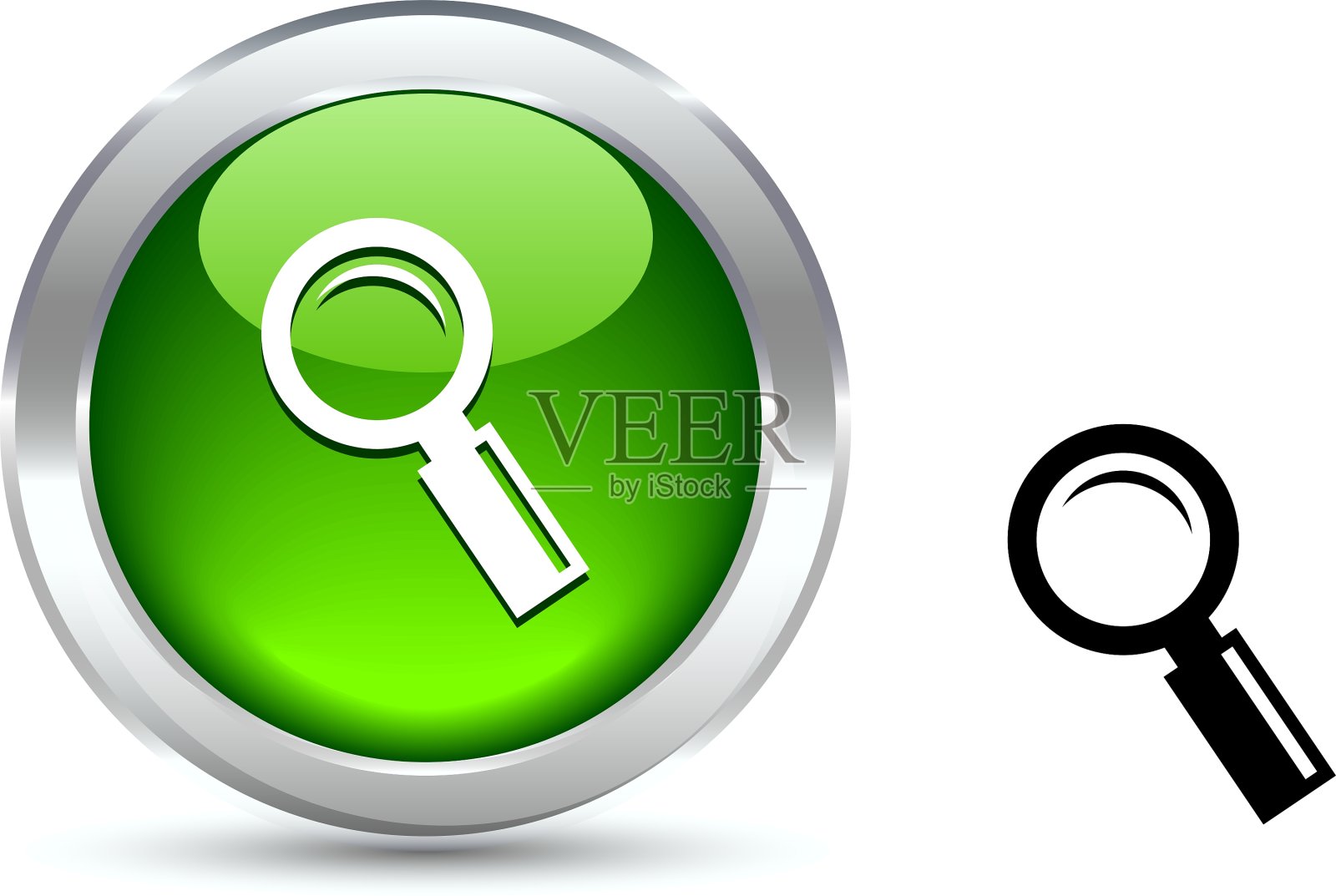 搜索按钮设计元素图片