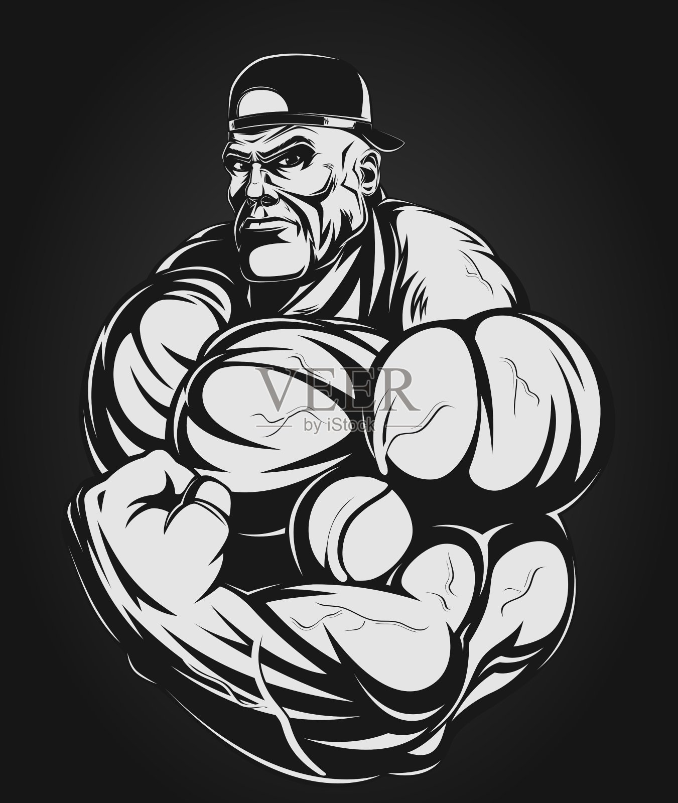 意志坚强的人插画图片素材