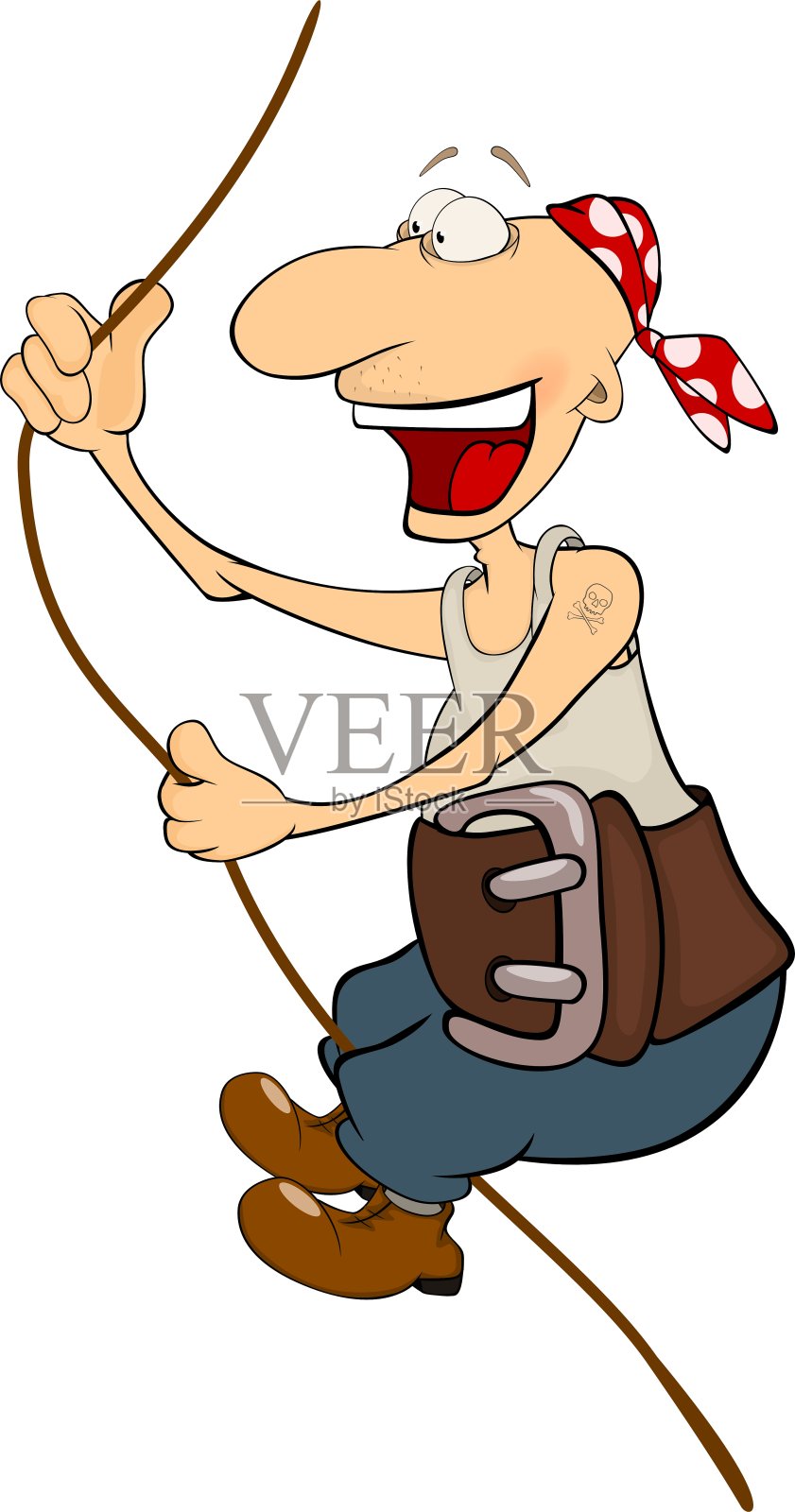 卡通的海盗设计元素图片