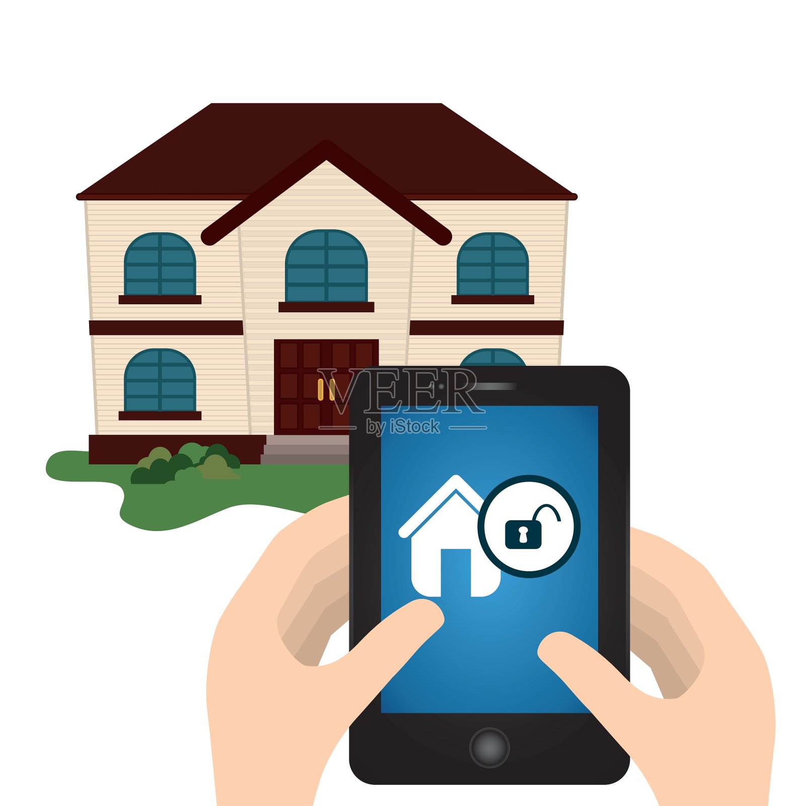 房屋保险设计设计元素图片