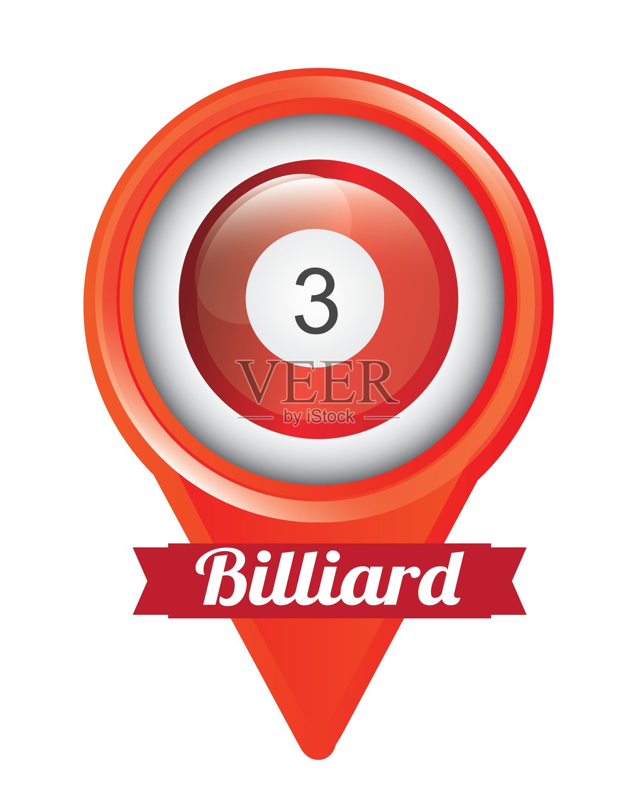 台球会徽设计元素图片