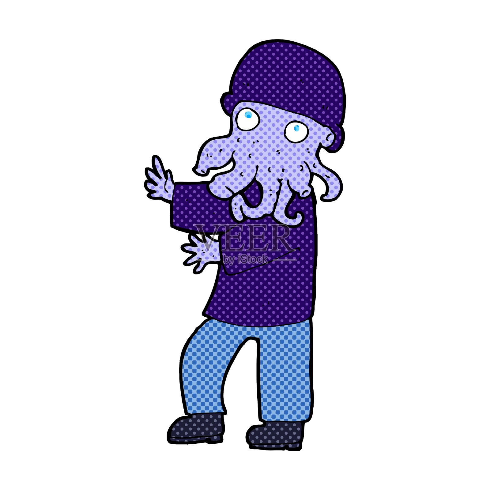 漫画怪兽人设计元素图片