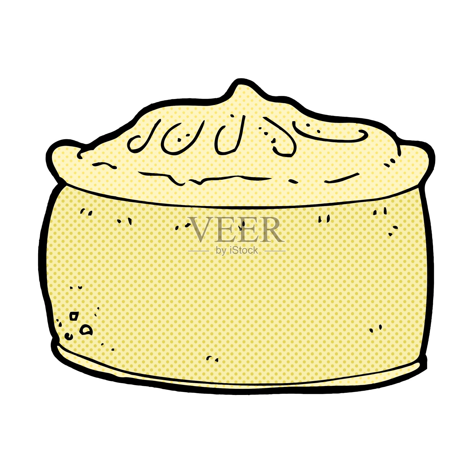 漫画卡通派设计元素图片