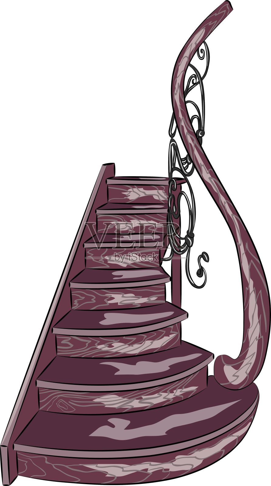 楼梯一设计元素图片