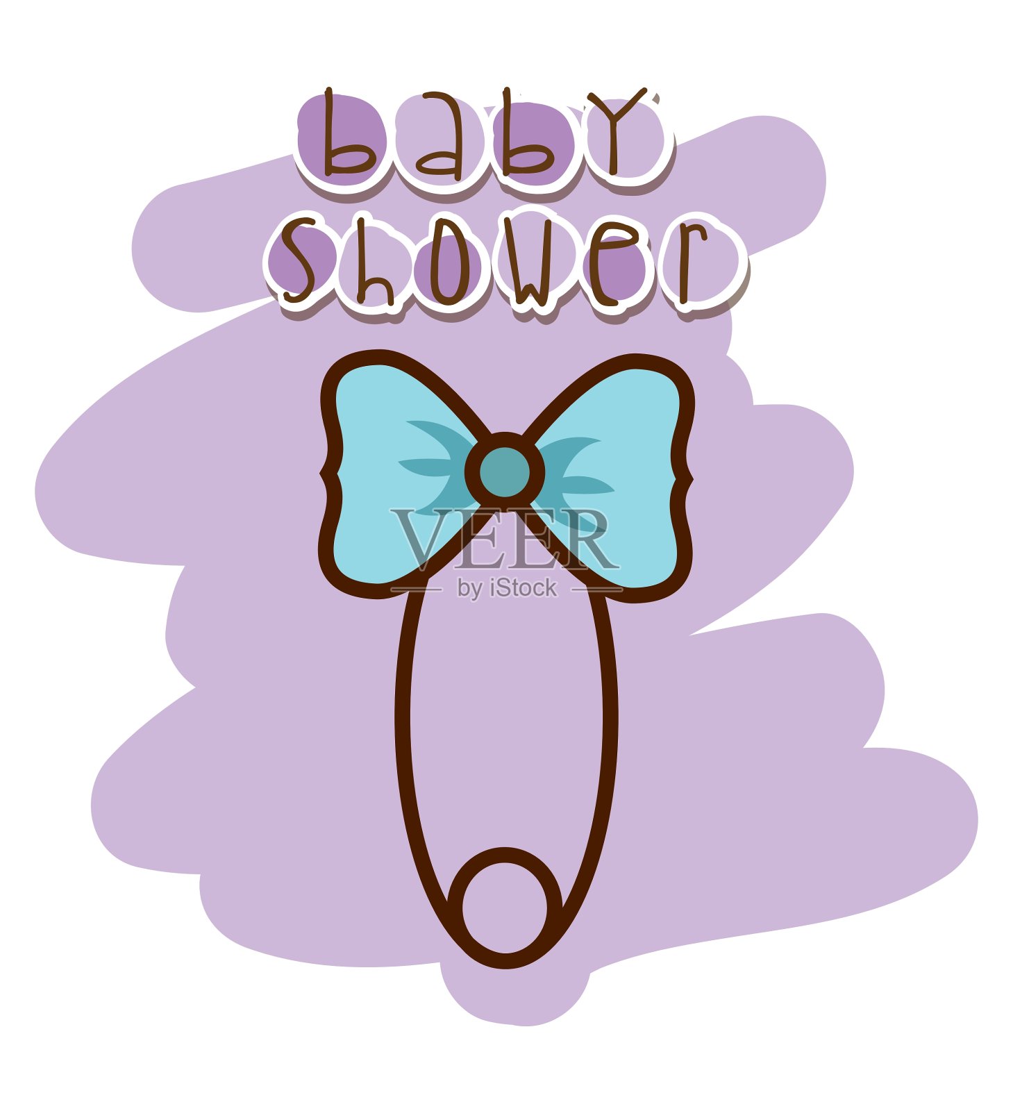 婴儿卡设计元素图片