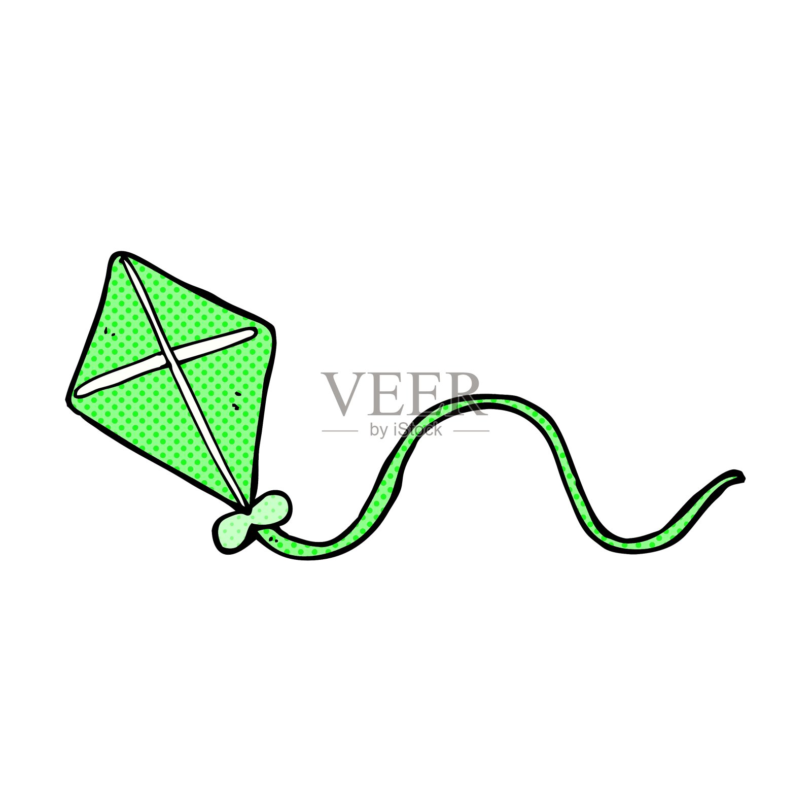 漫画卡通风筝设计元素图片