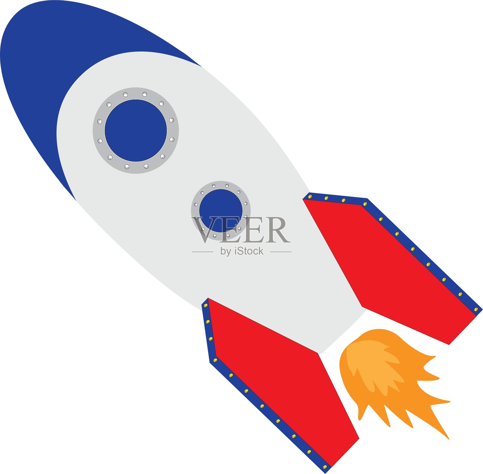 太空火箭设计元素图片