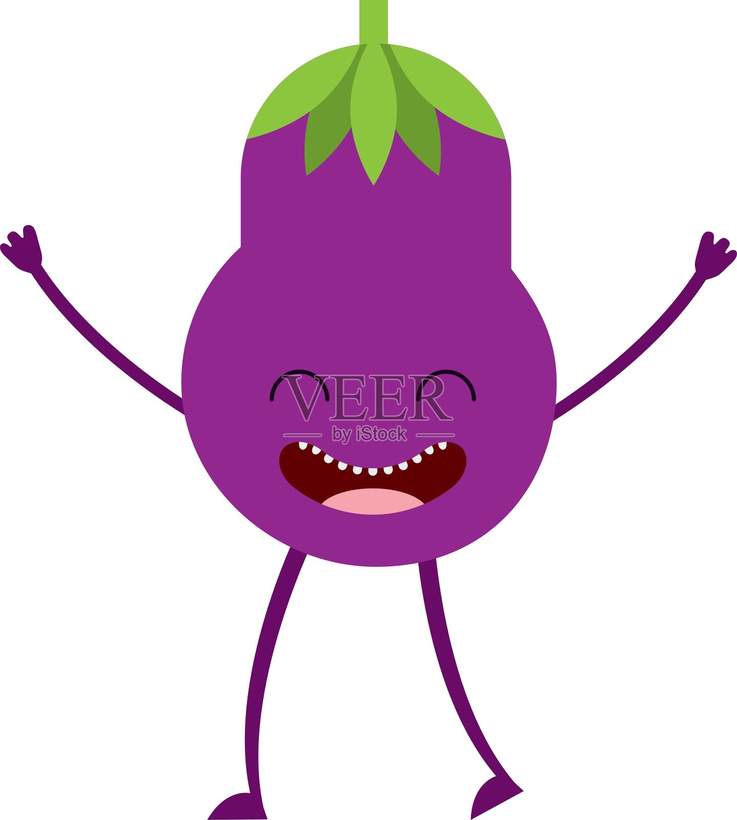 蔬菜角色可爱图标设计元素图片