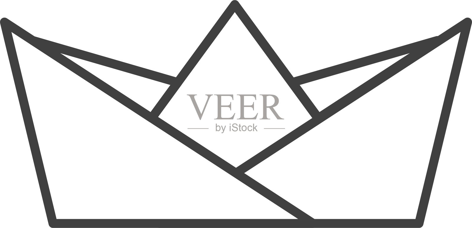 纸船船图标图标素材