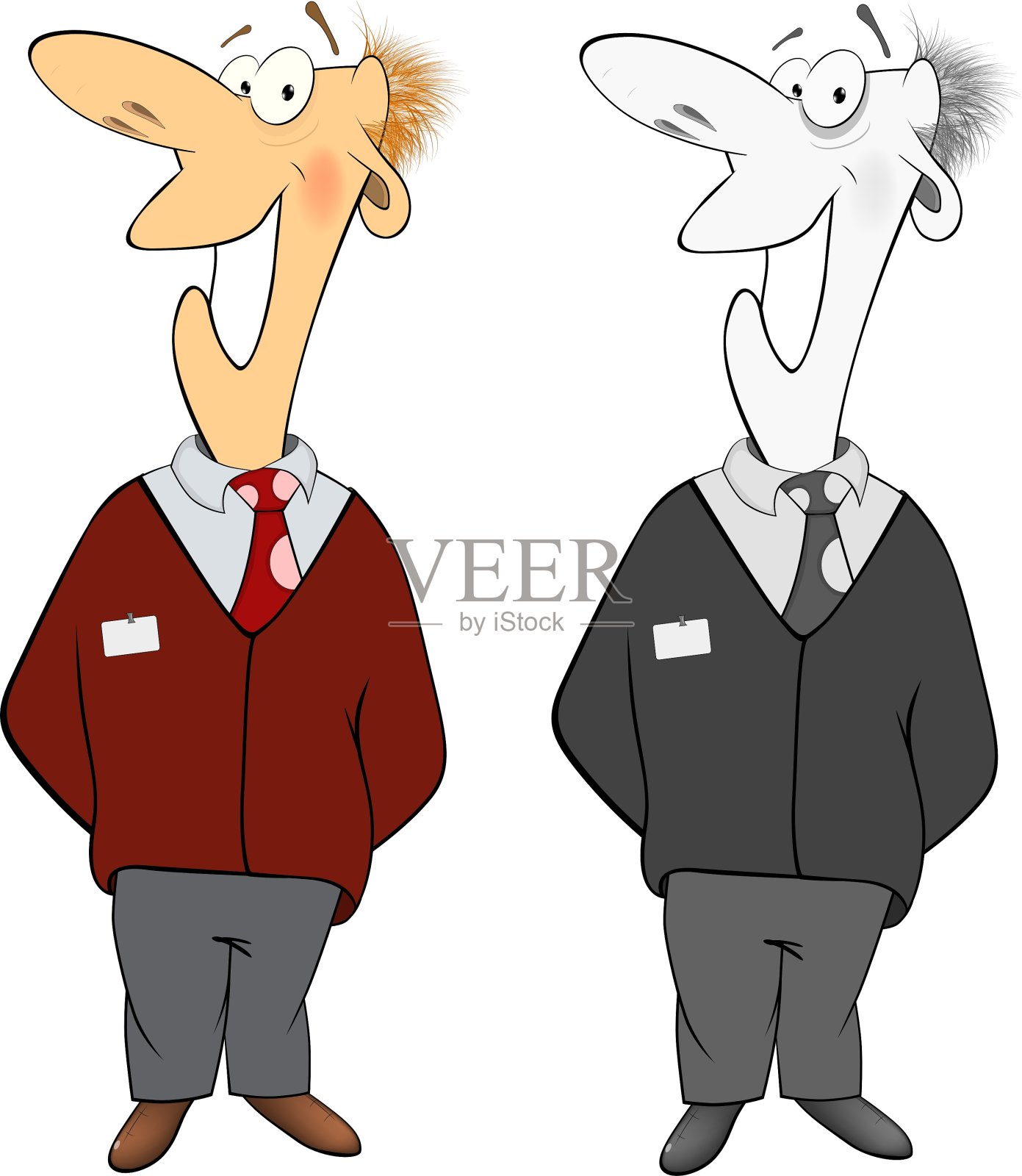 上班族卡通插画图片素材