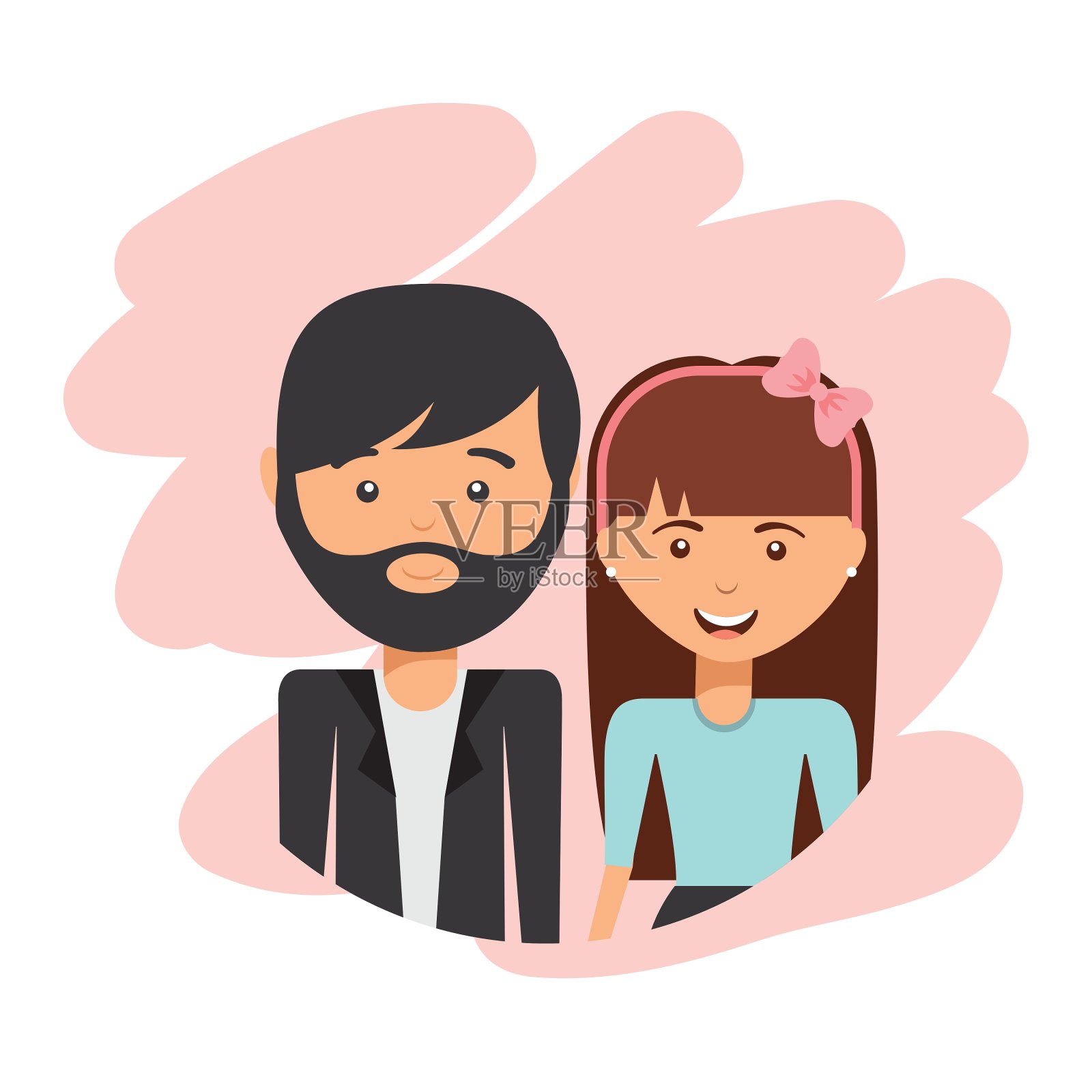 幸福的家庭设计元素图片