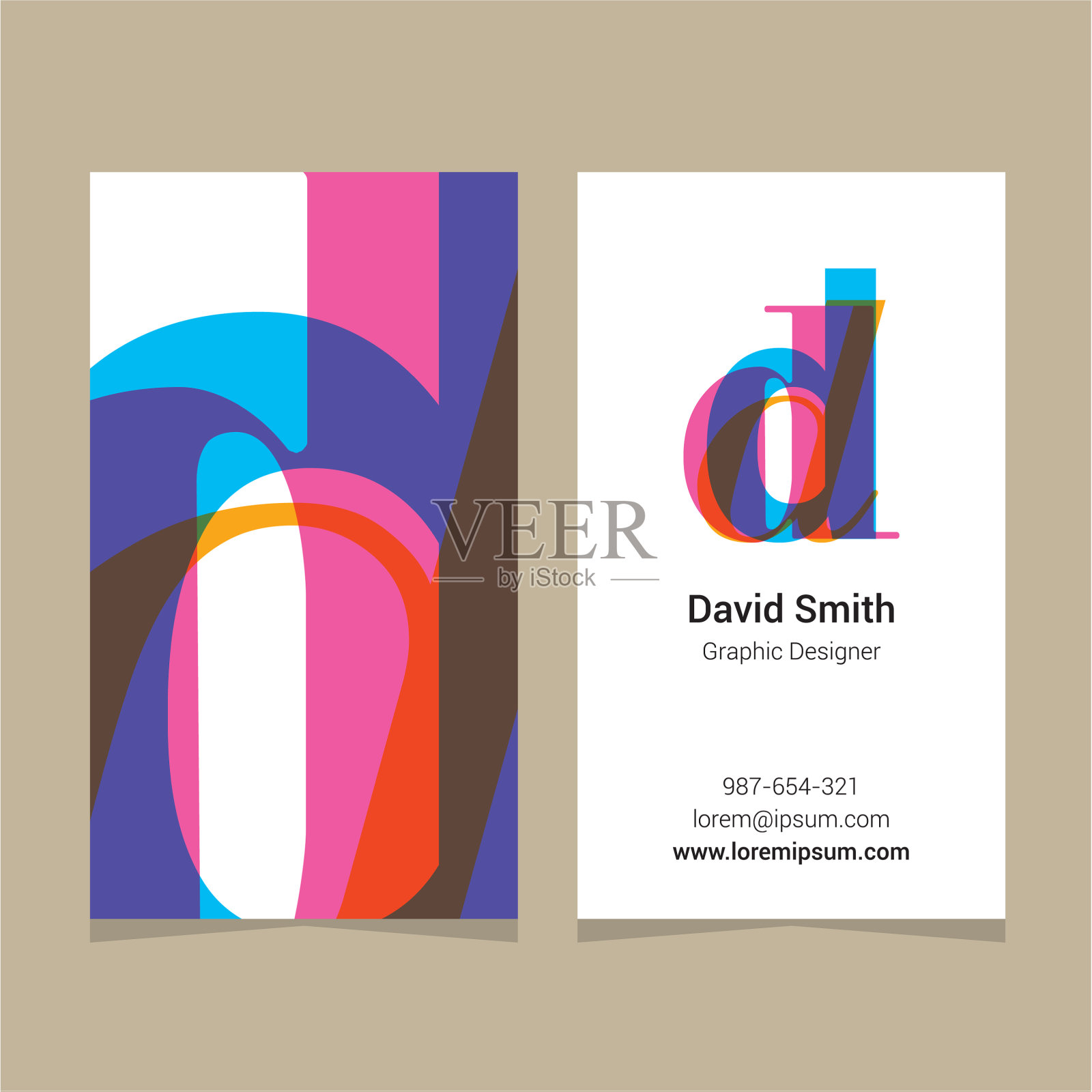 名片D插画图片素材