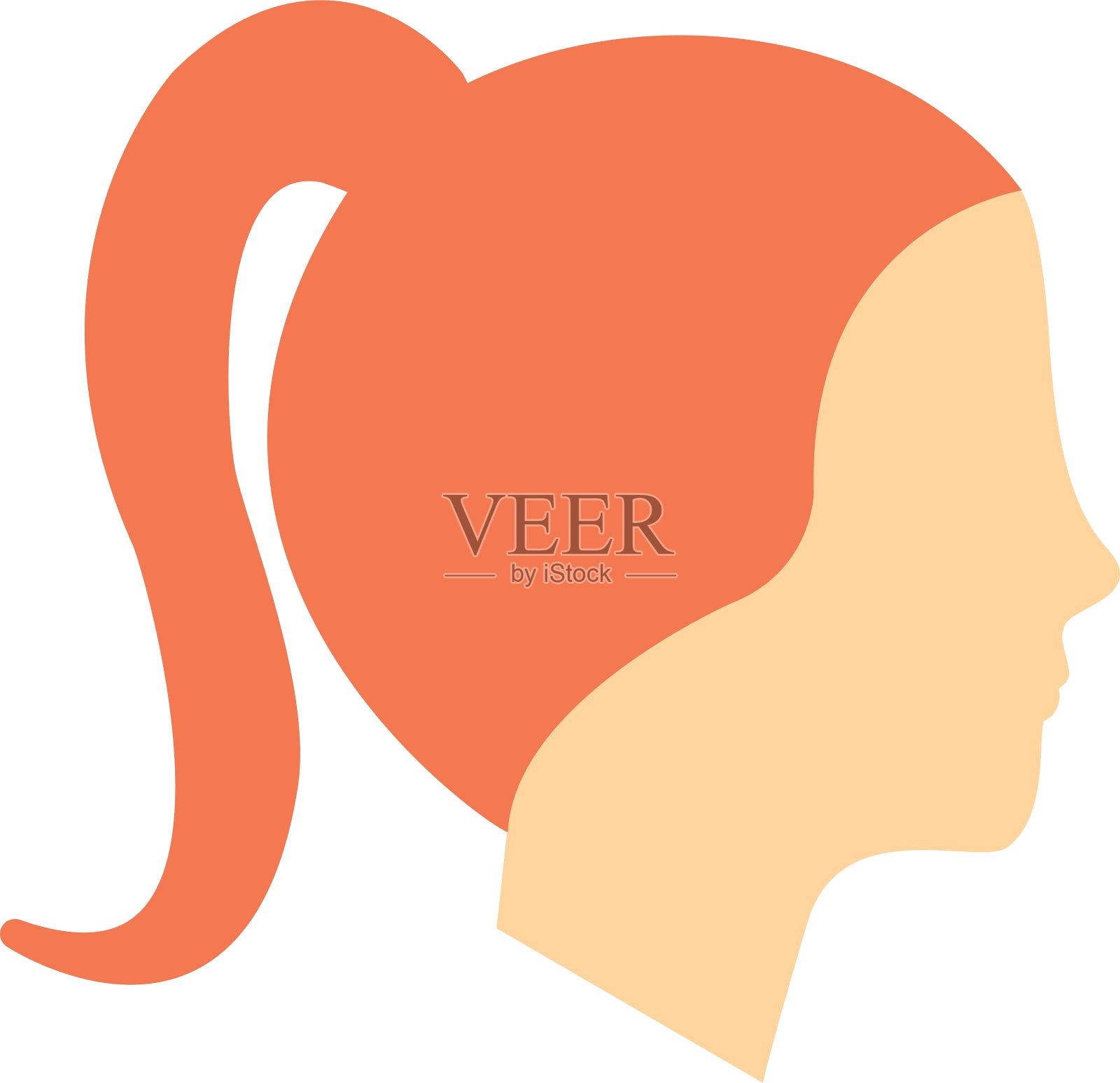 女人,女孩,女性头像图标设计元素图片