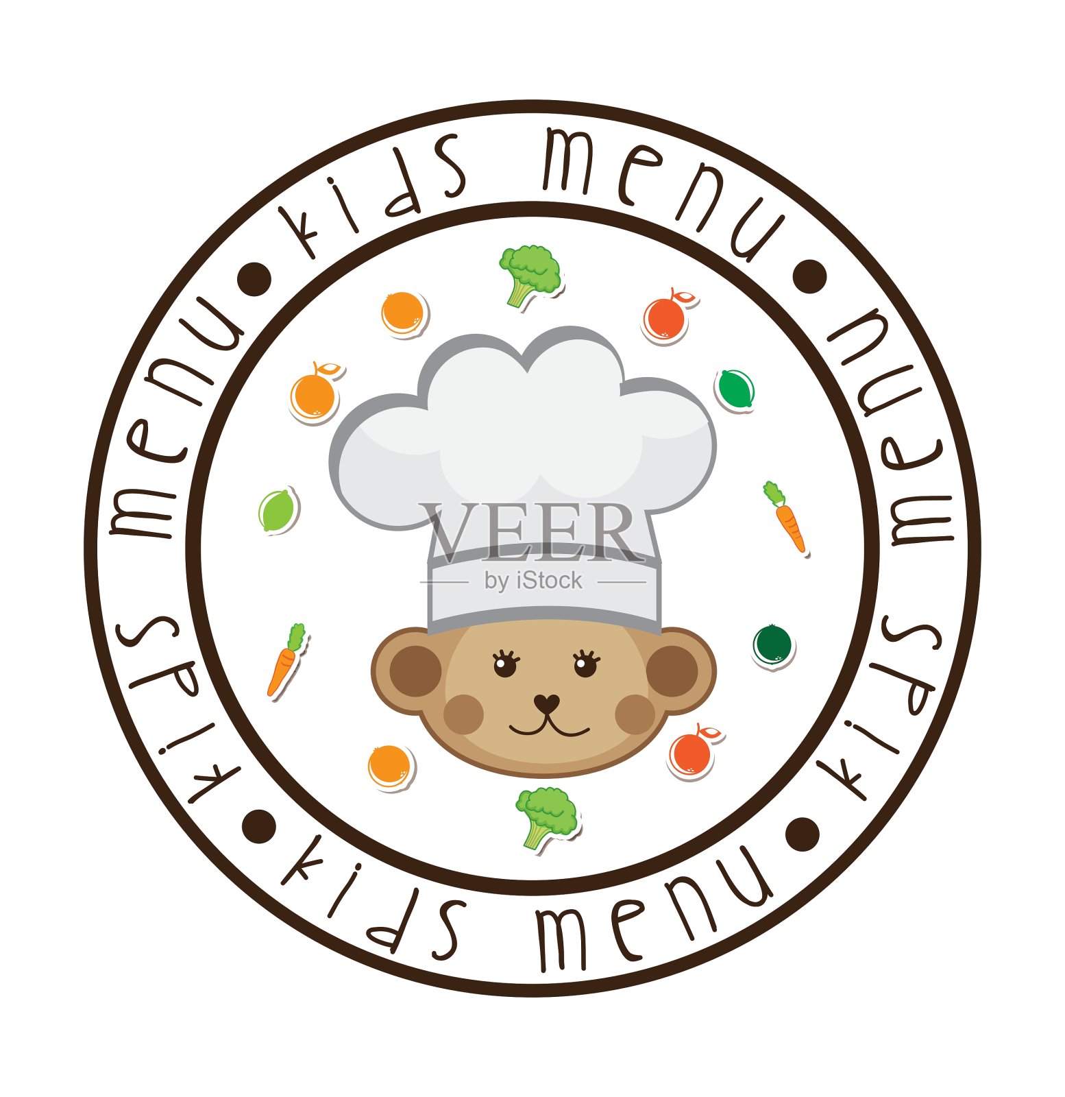 孩子的菜单设计元素图片