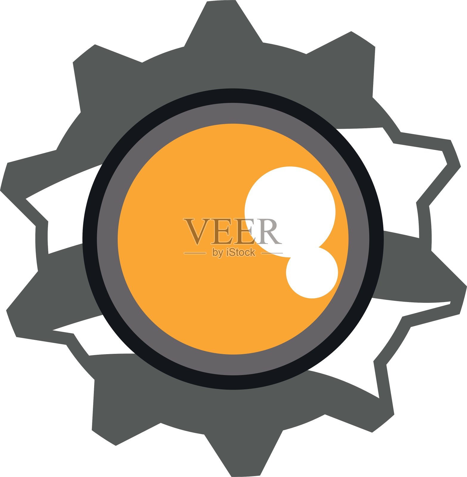 齿轮机械零件技术金属图标设计元素图片