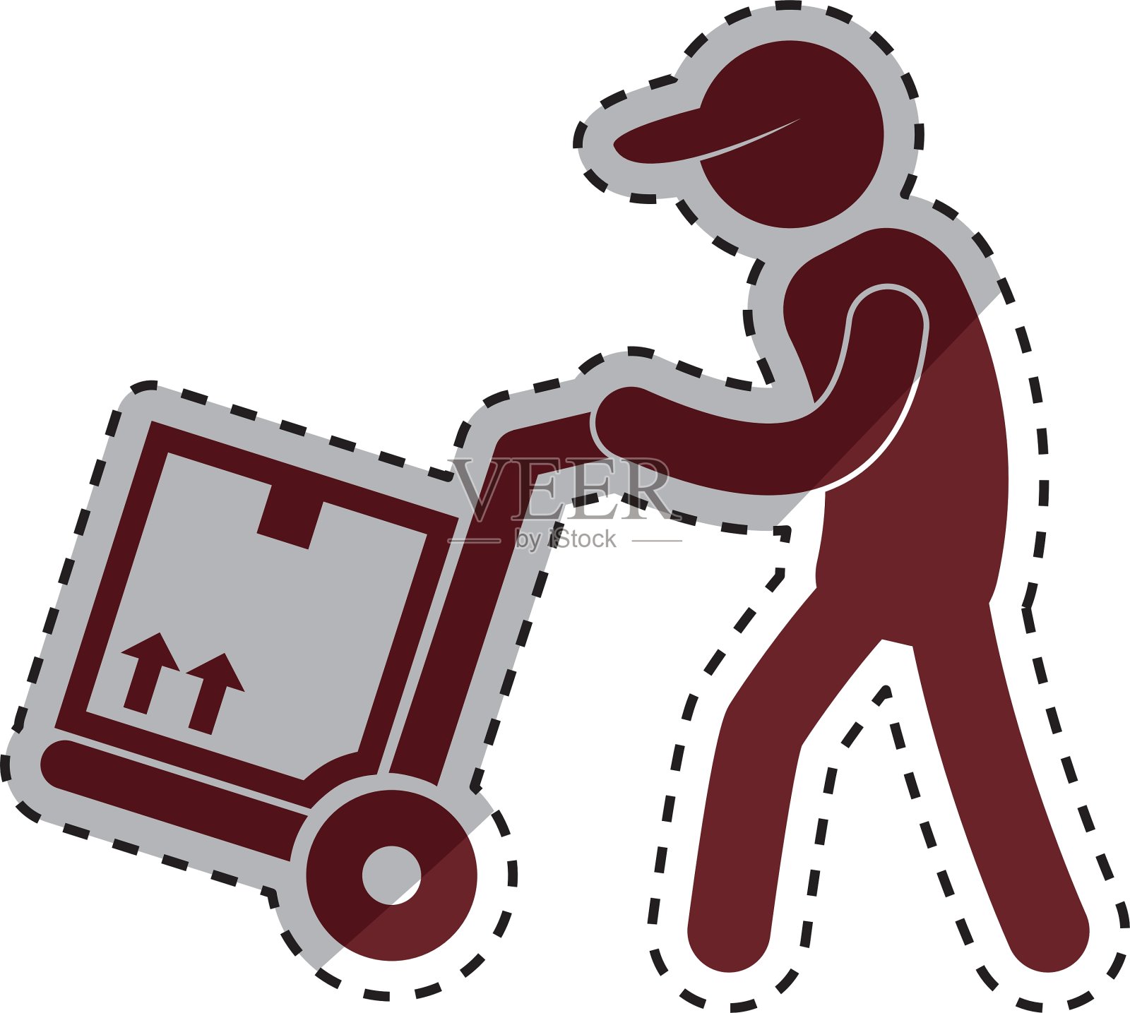 发货和物流设计元素图片