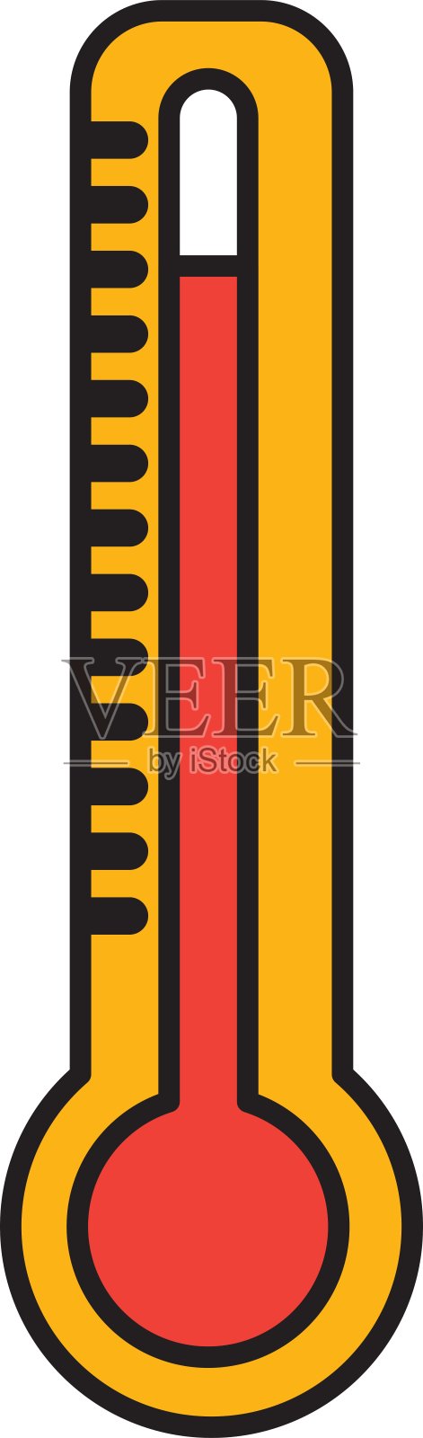 温度计温度测量图标设计元素图片