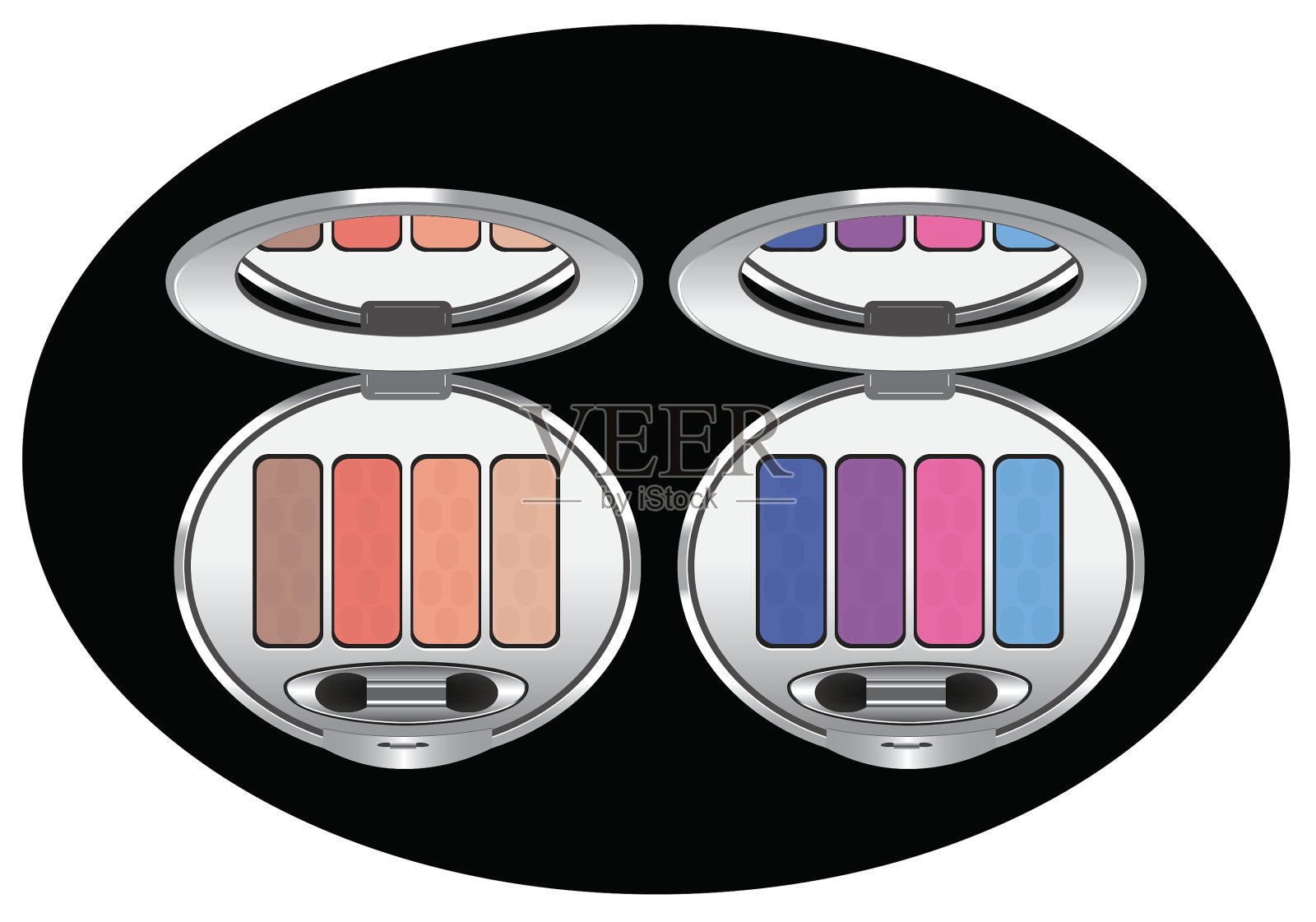眼影设计元素图片