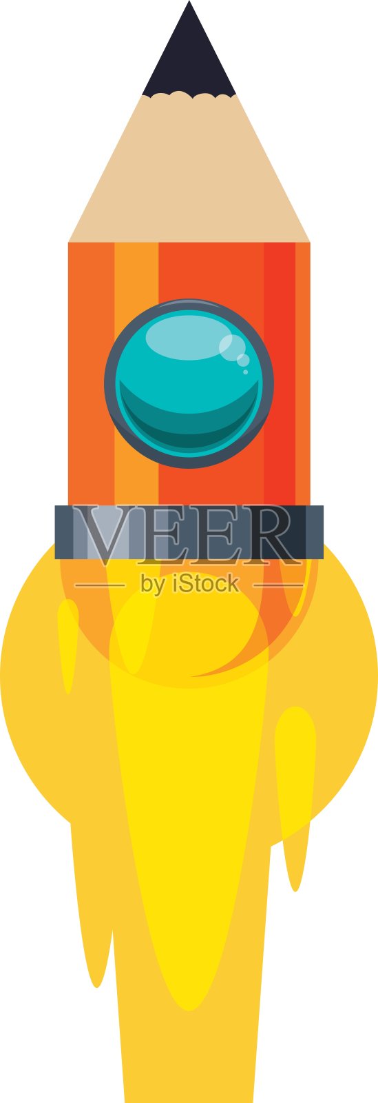 灯泡,铅笔,火箭,创业,创新,偶像设计元素图片