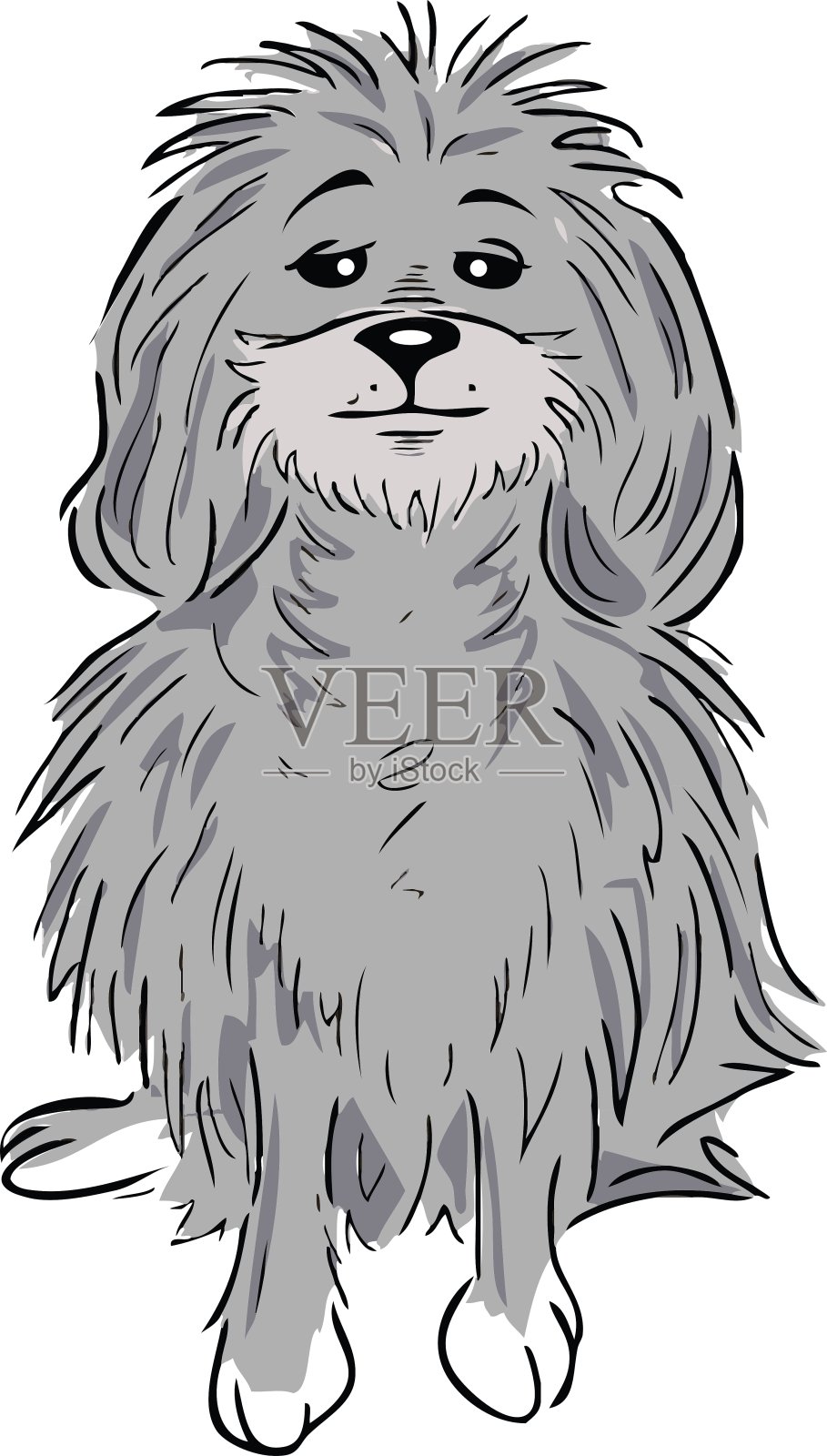 贵宾犬设计元素图片