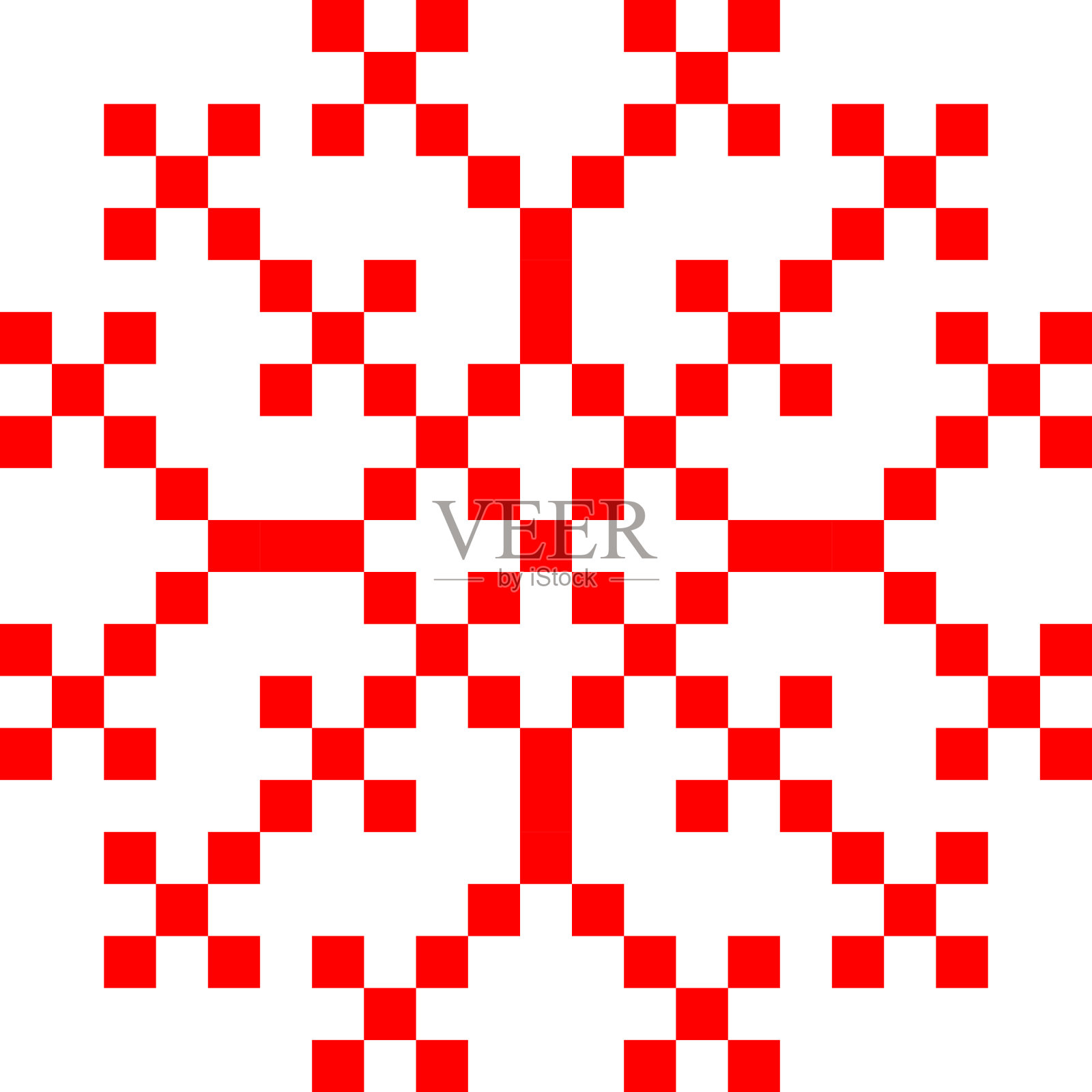 民族传统装饰。面料上绣花。错落有致的纹理。编织。民间图案。插画图片素材