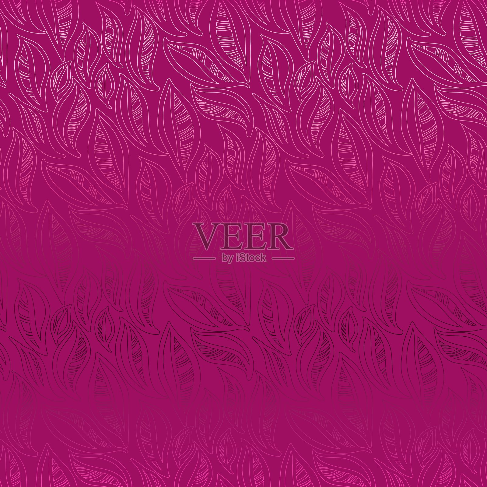 抽象的叶子模式插画图片素材