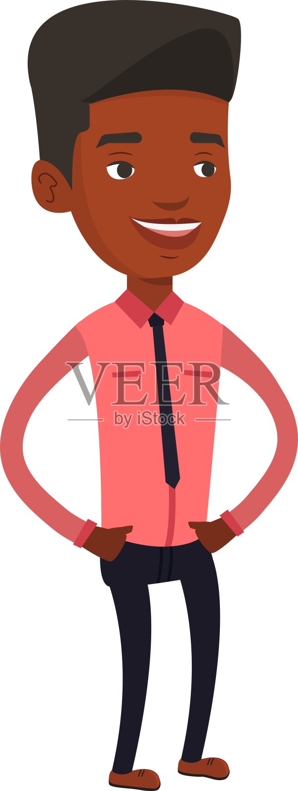 年轻的成功的商人设计元素图片