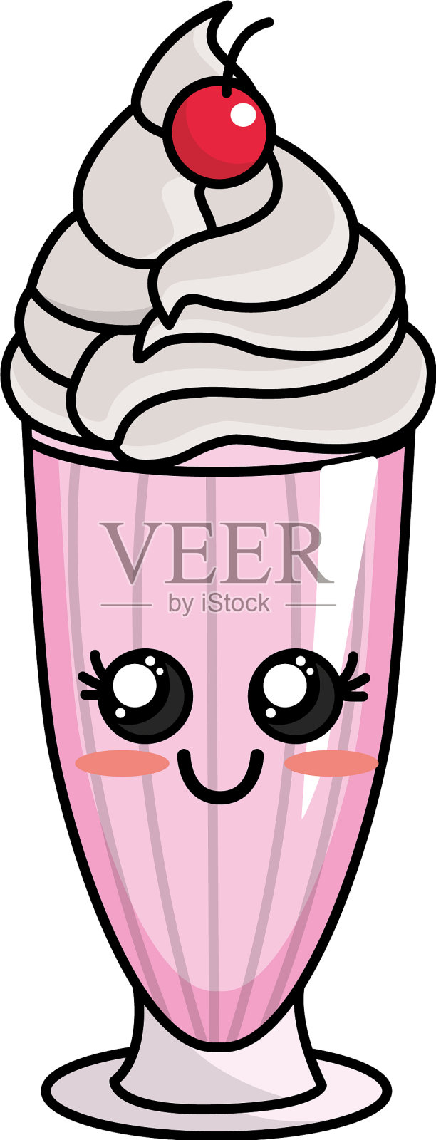 可爱美味的冰淇淋设计元素图片