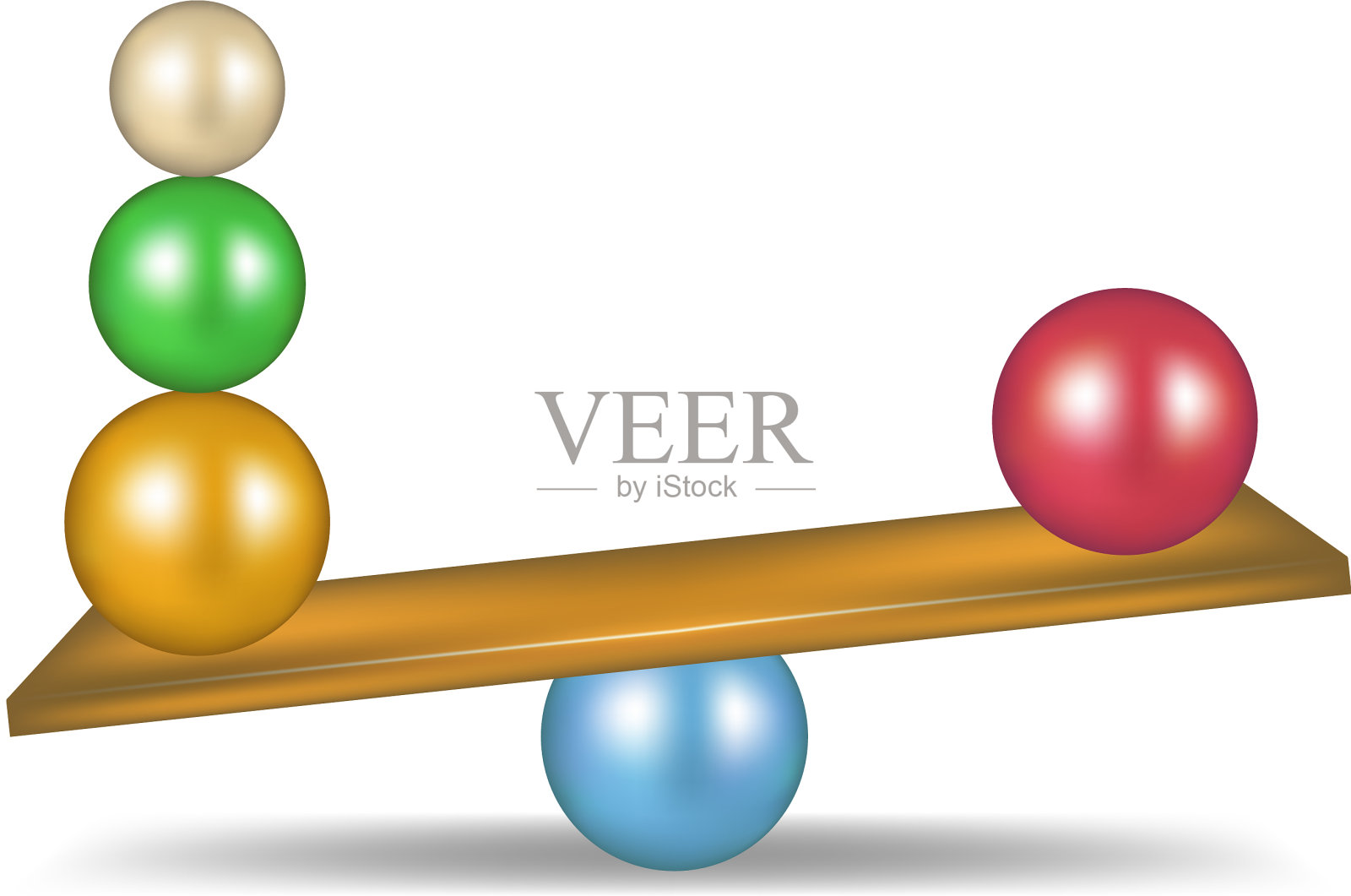 各种颜色的平衡球设计元素图片