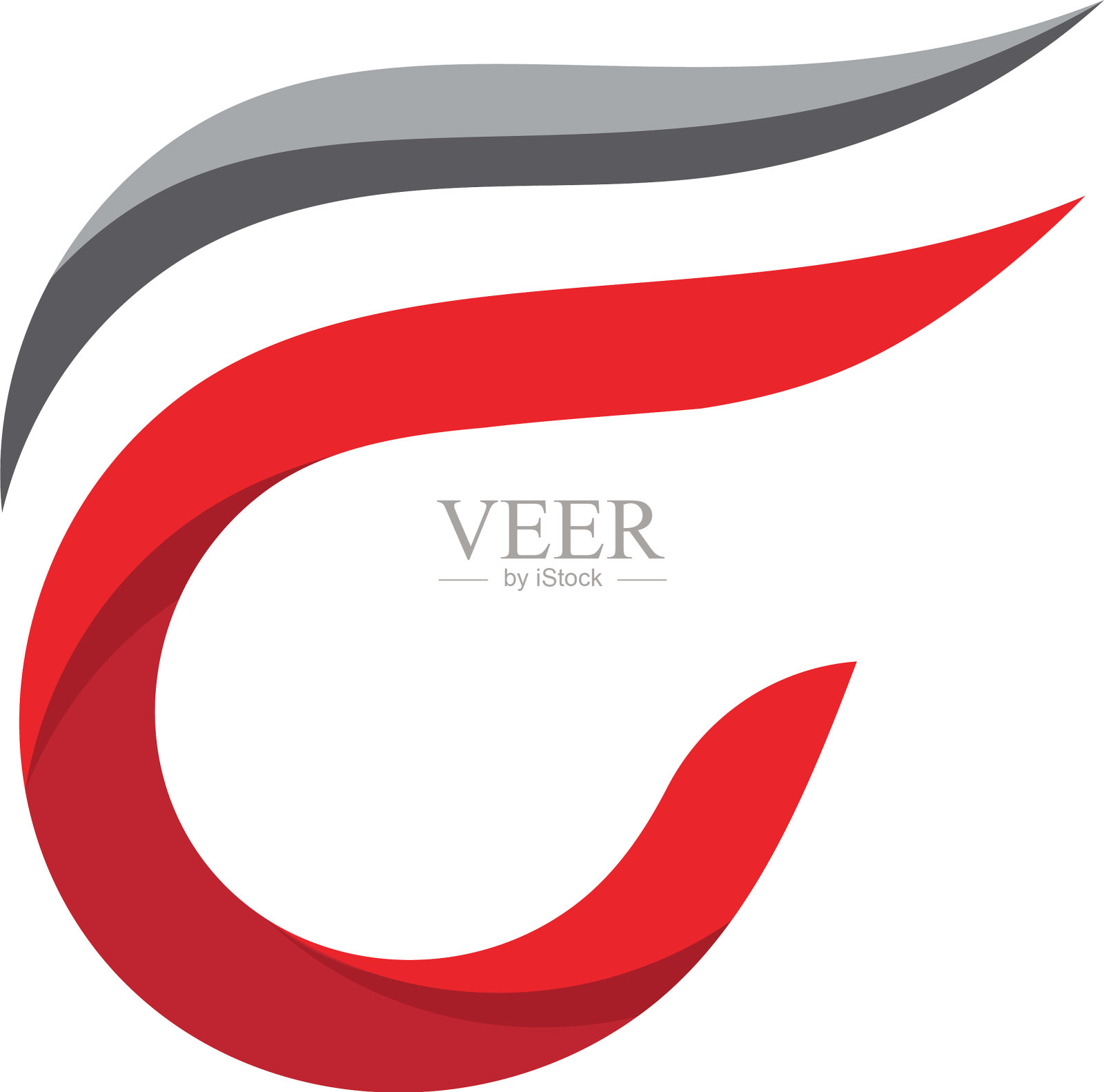 火焰标志模板设计元素图片