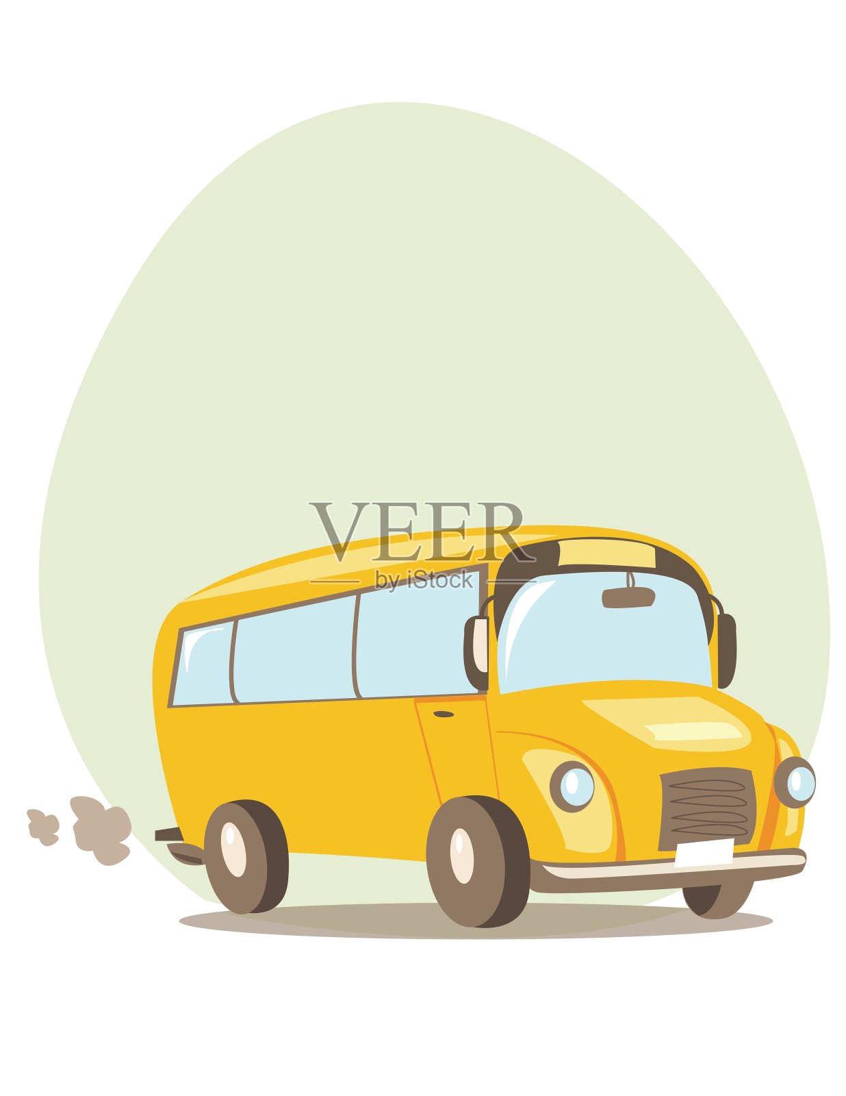 校车设计元素图片