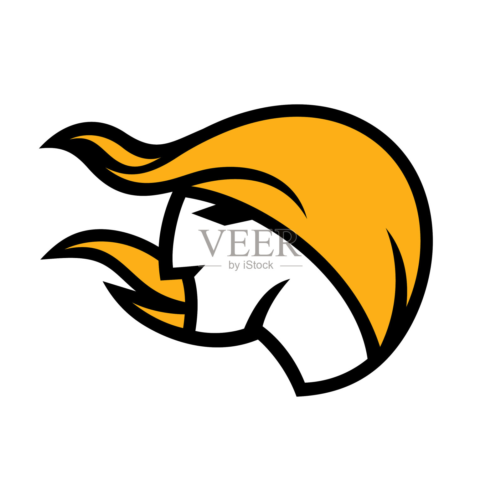 男人头标志设计元素图片