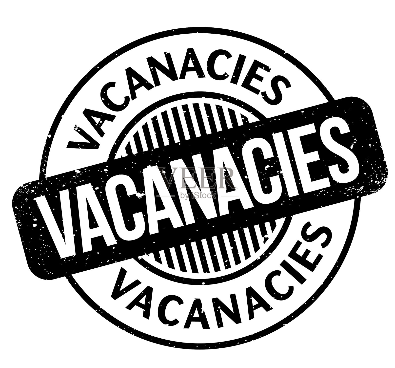 vacanacies橡皮图章设计元素图片