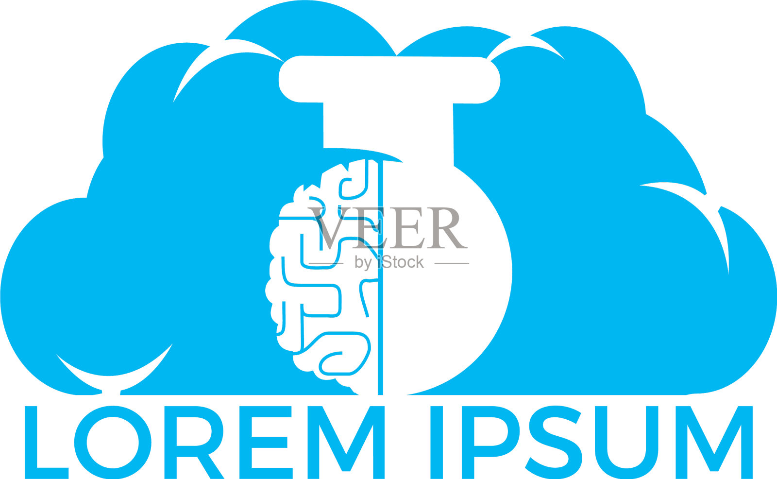 云脑实验室标志设计设计元素图片