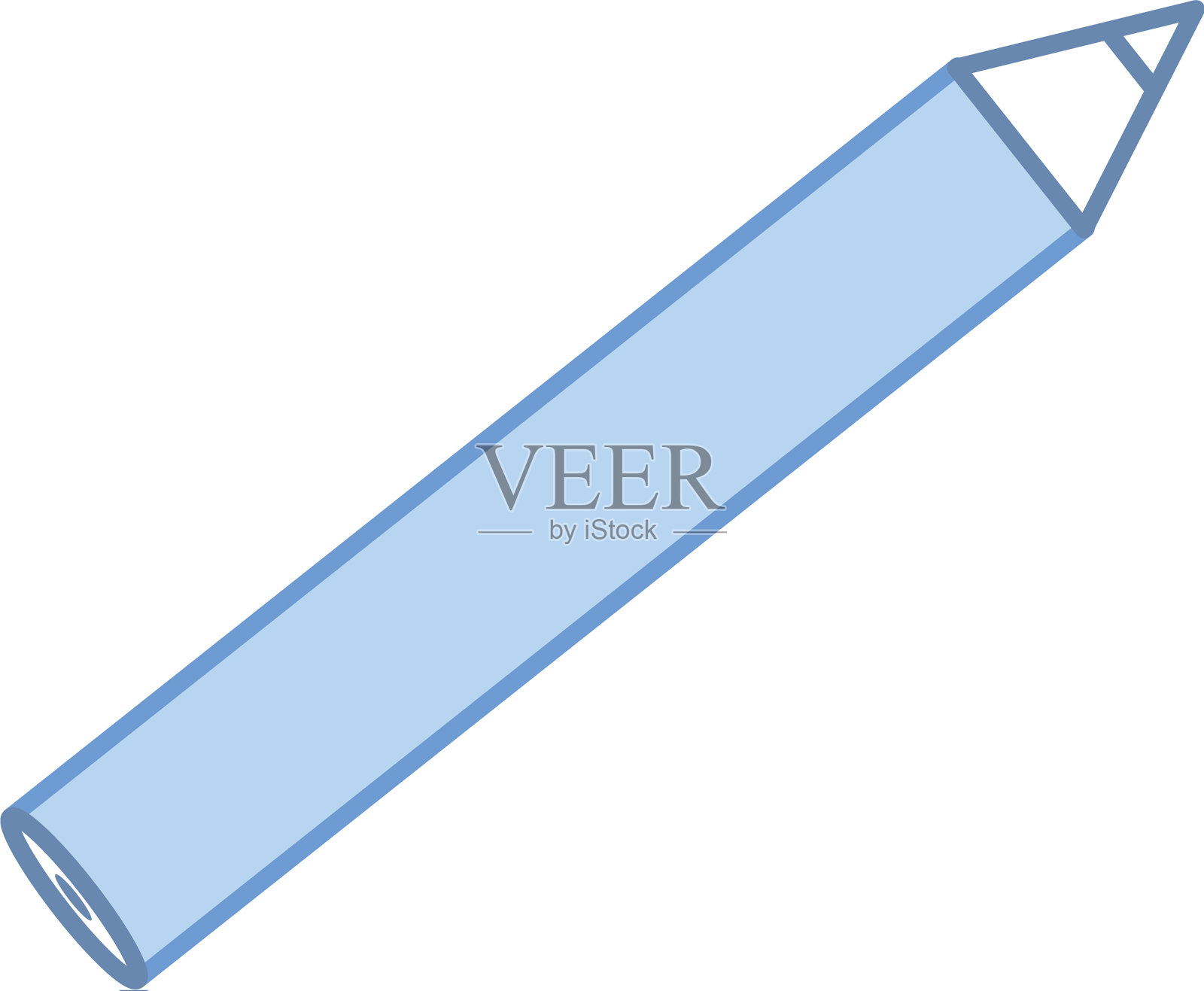 铅笔学校孤立的图标设计元素图片