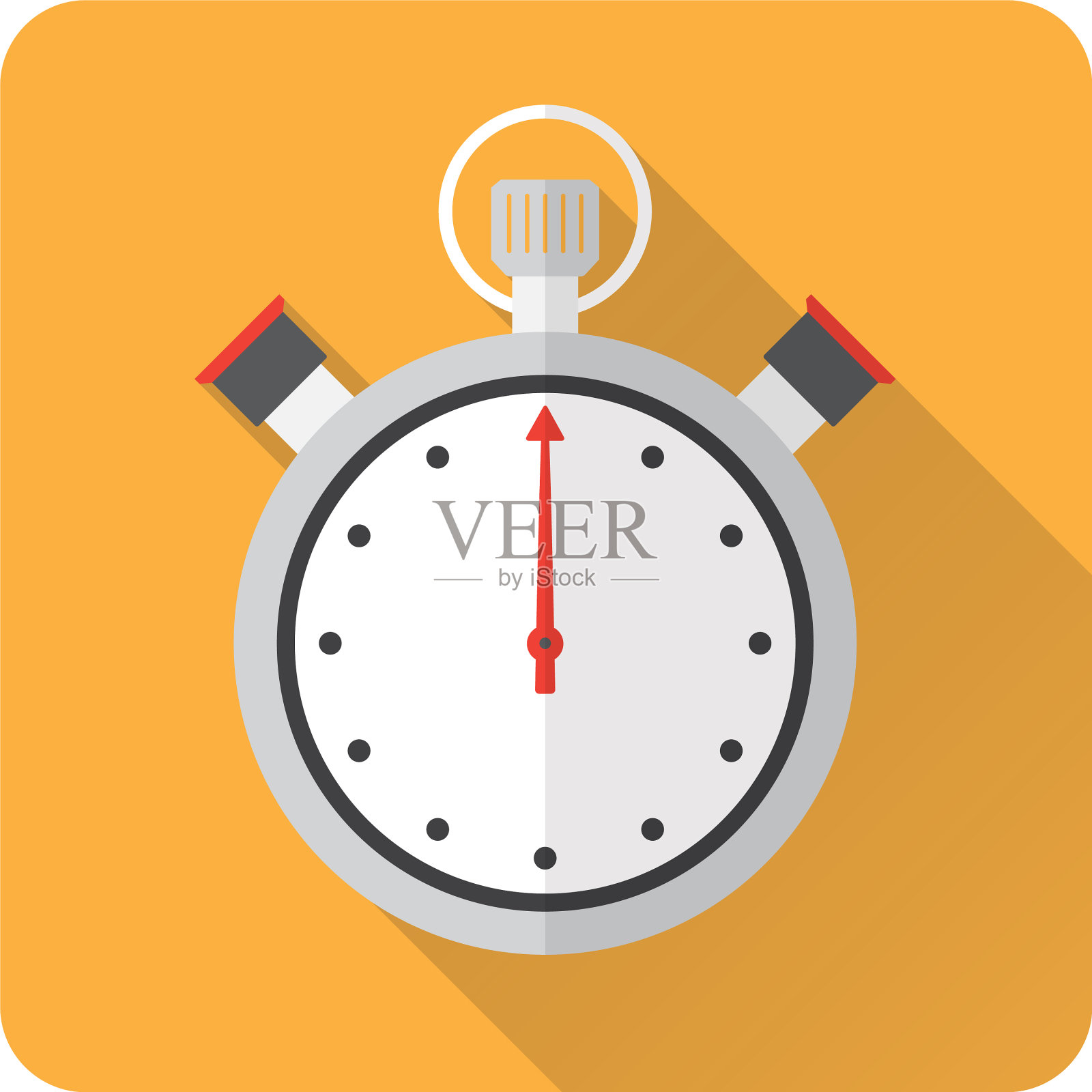 秒表平面设计插画图片素材