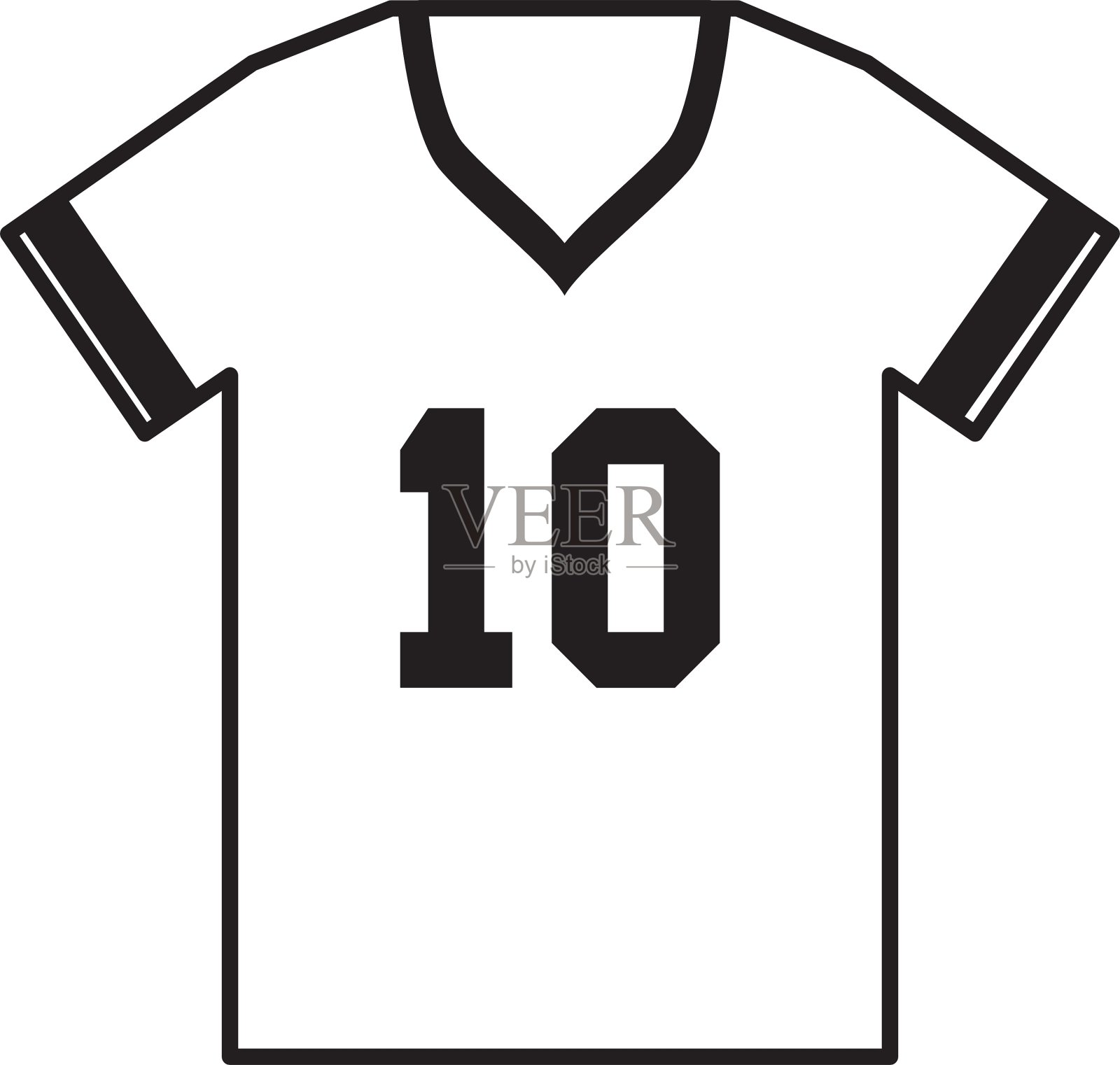 美式足球队服队长插画图片素材