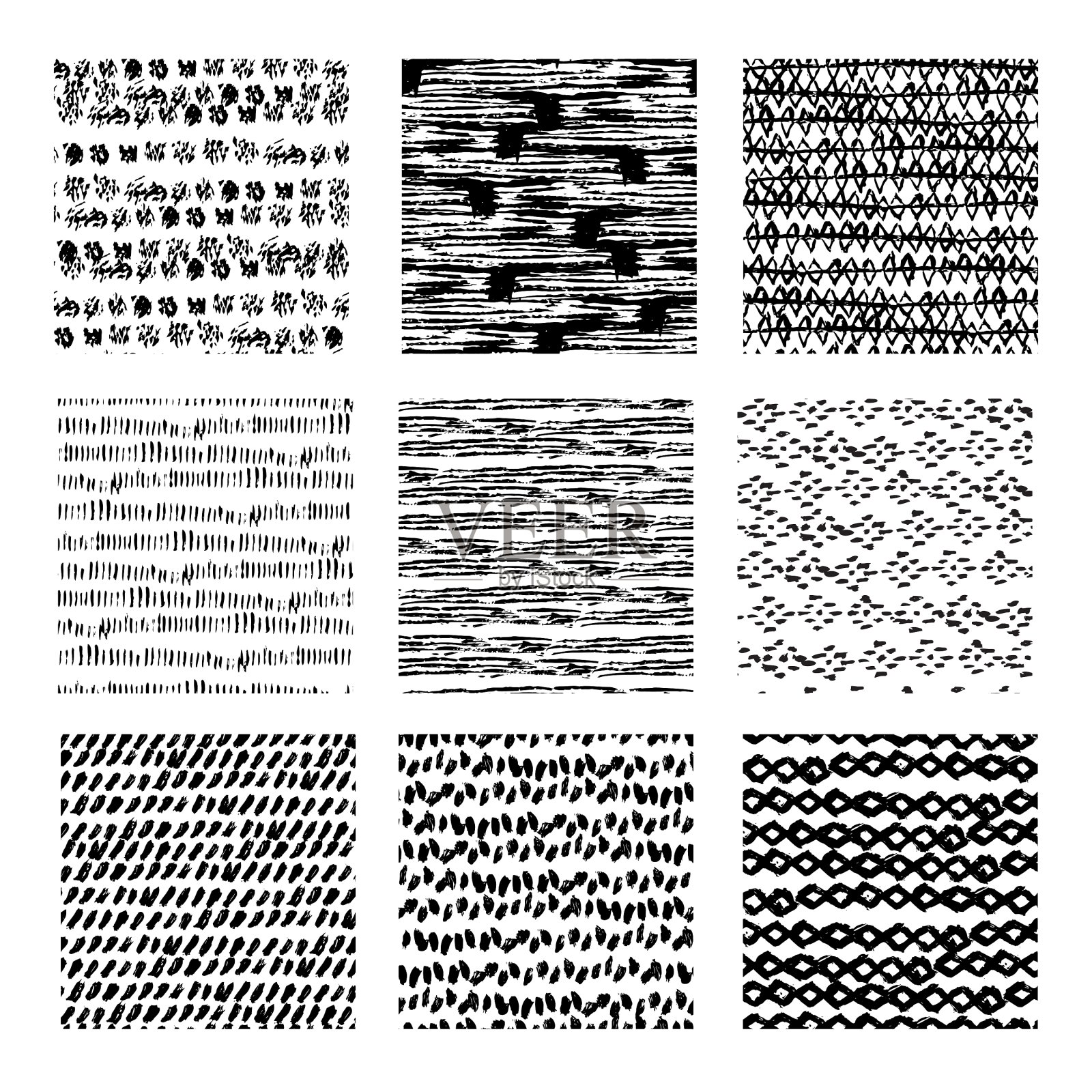 无缝模式设置插画图片素材