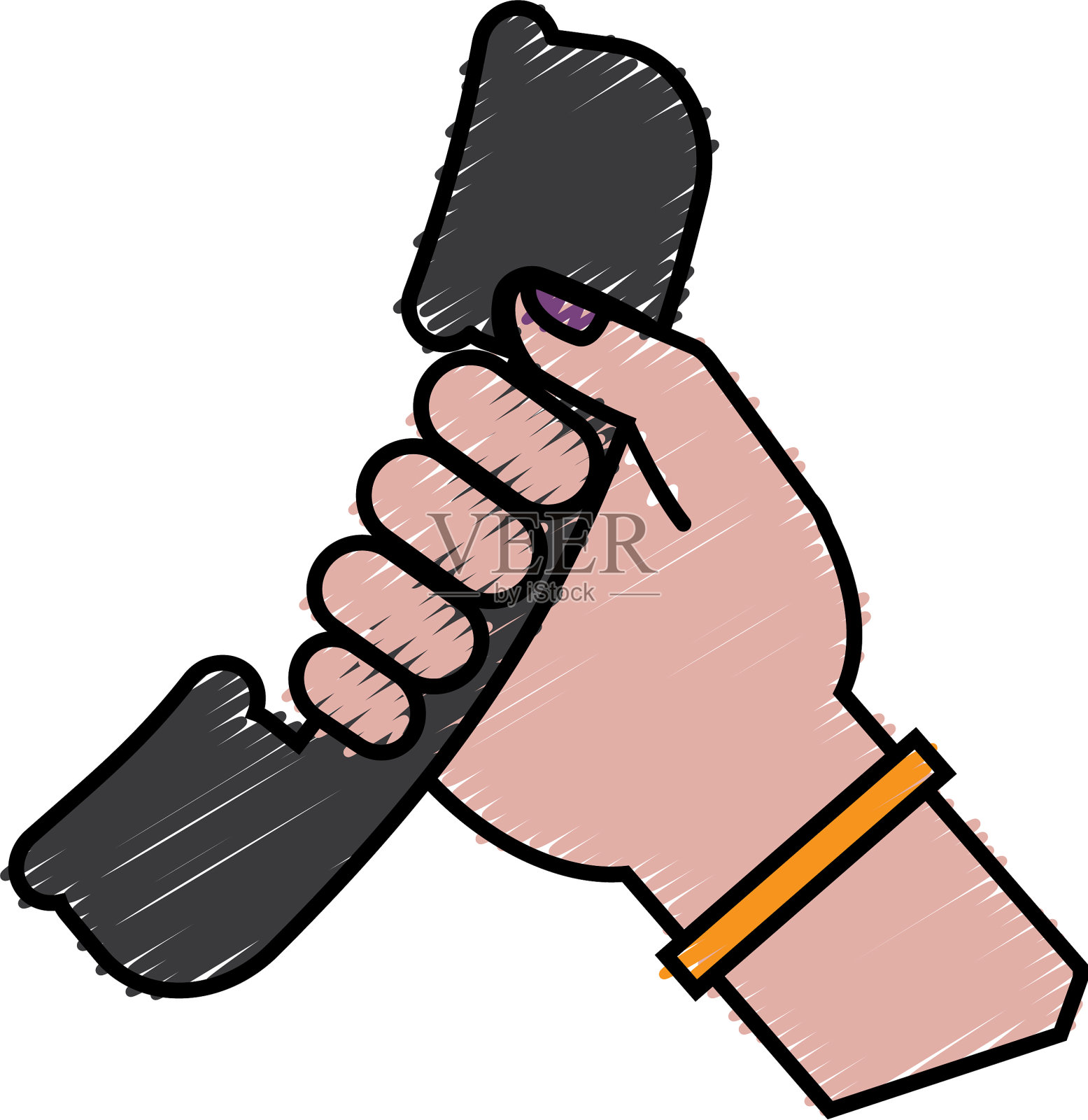 手握手机图标设计元素图片