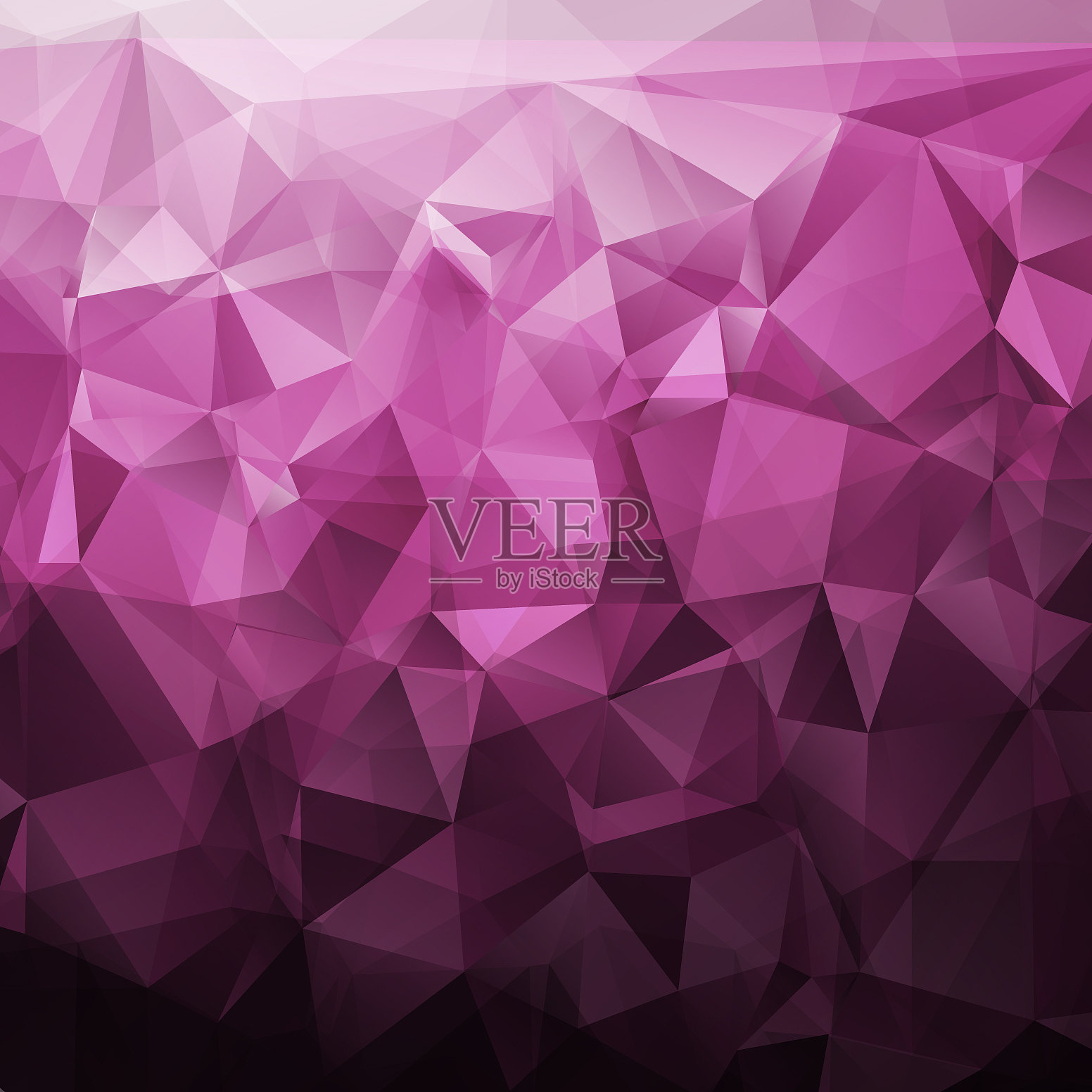 抽象粉色三角形背景插画图片素材