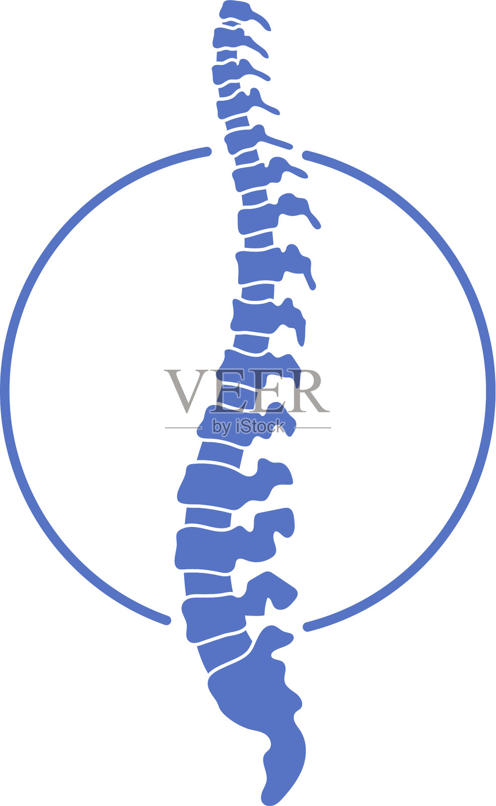 人类的脊椎设计元素图片