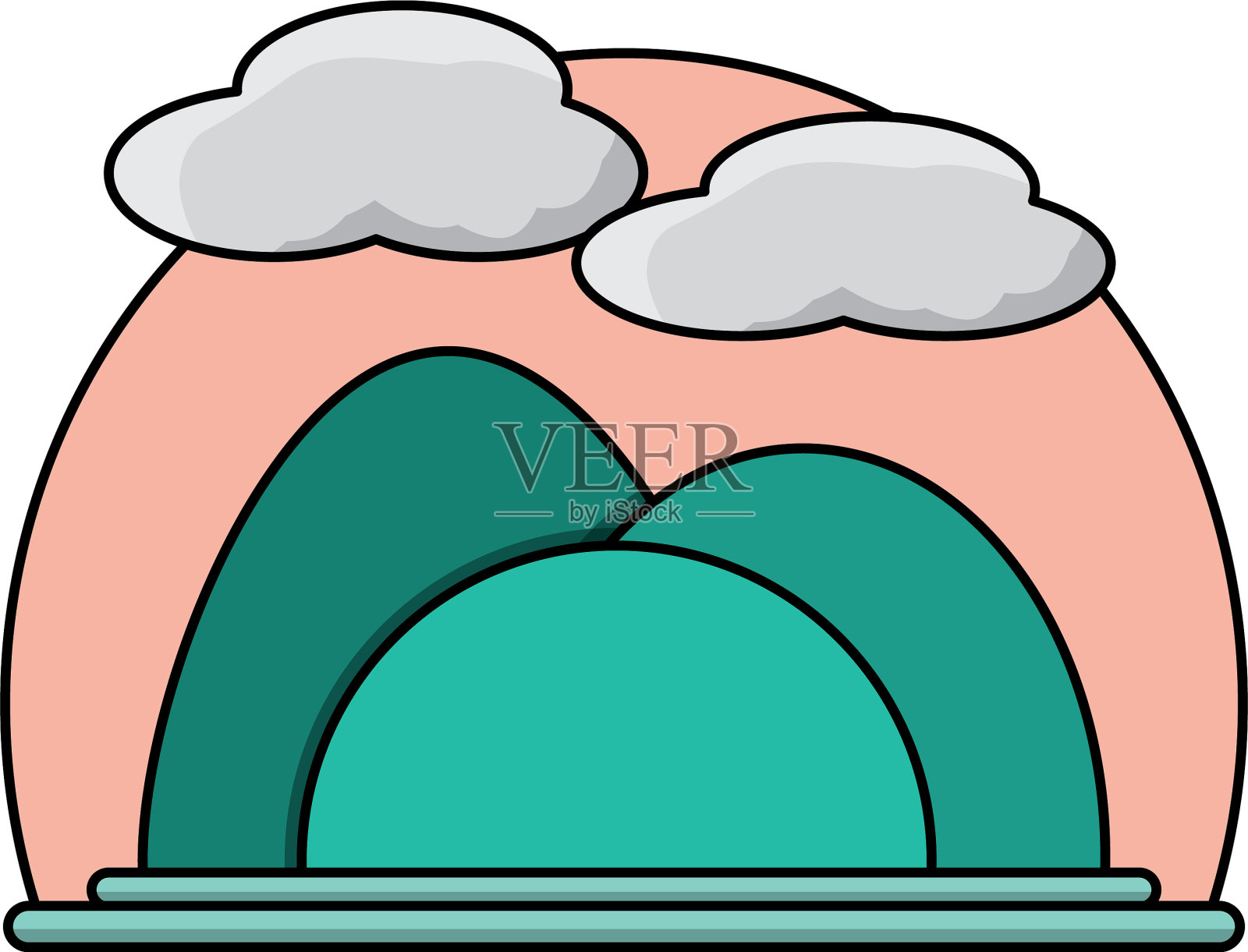 山景观图标设计元素图片