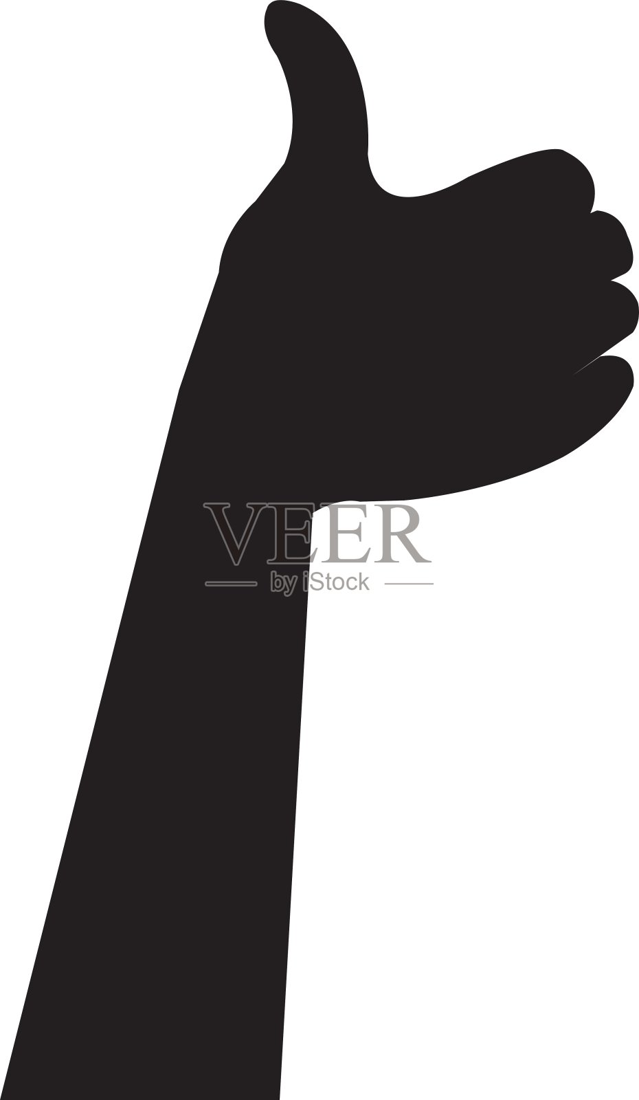 手人类像孤立的图标设计元素图片