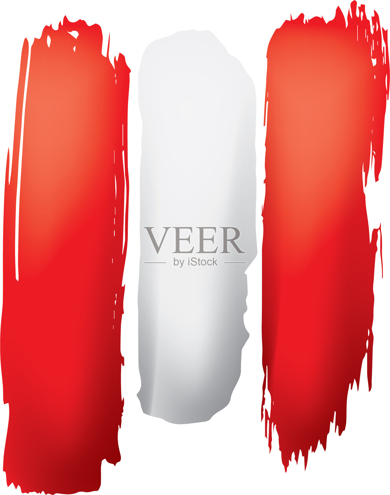 秘鲁国旗上有白色设计元素图片