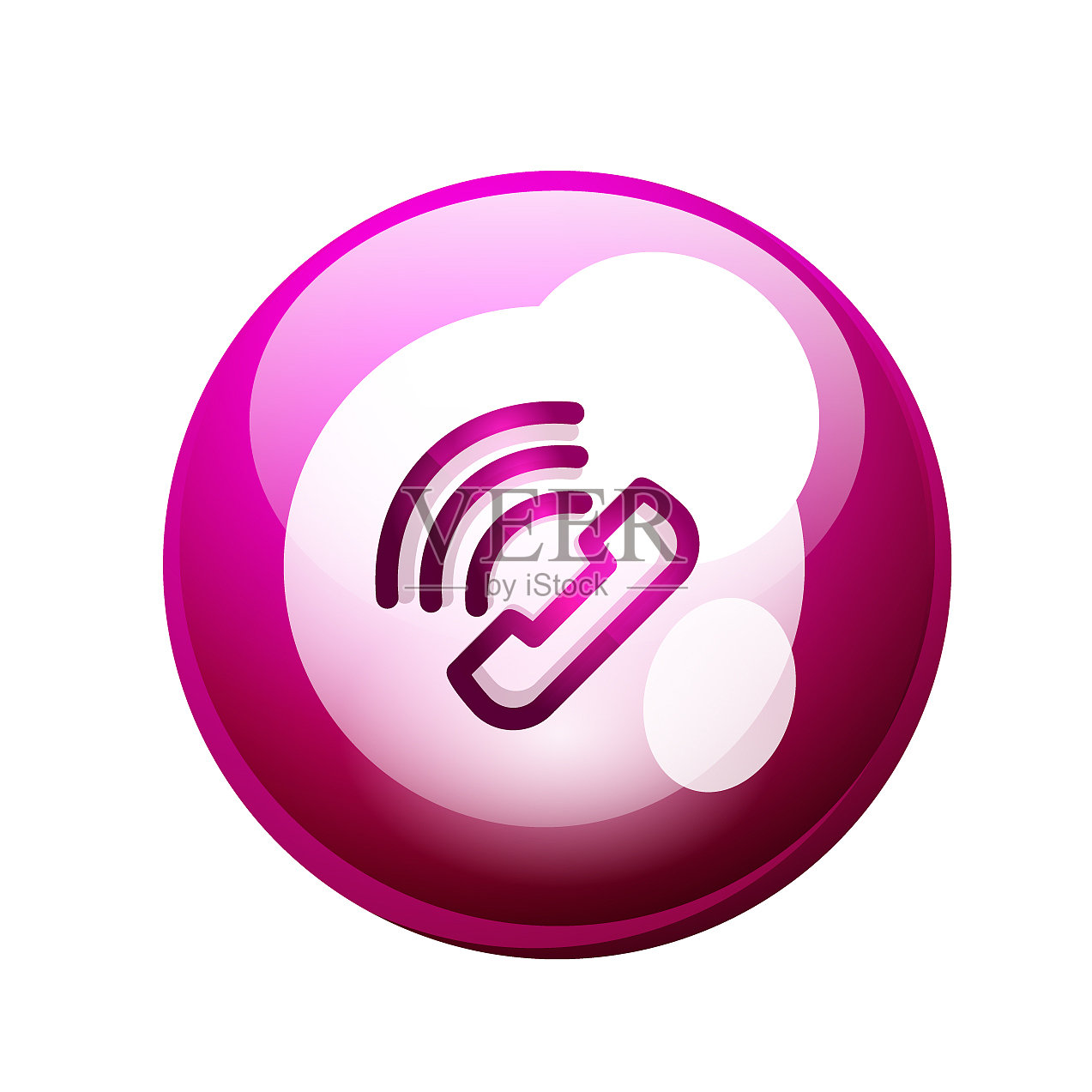 电话支持呼叫中心按钮图标素材